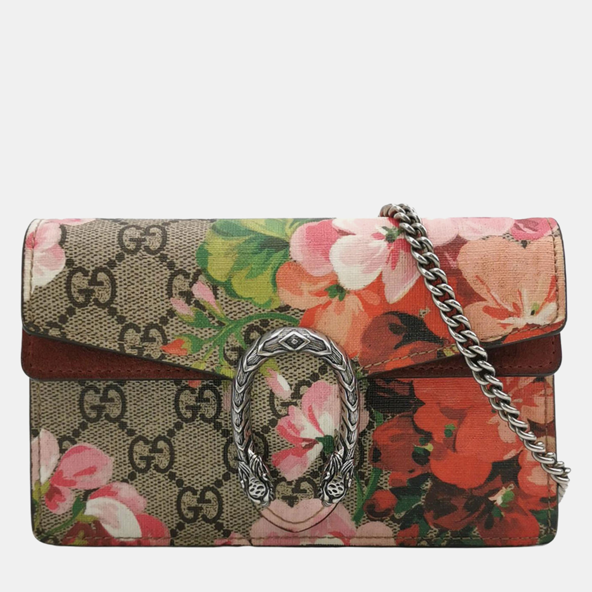 

Gucci Blooms Coated Canvas Dionysus Crossbody Bag, Multicolor