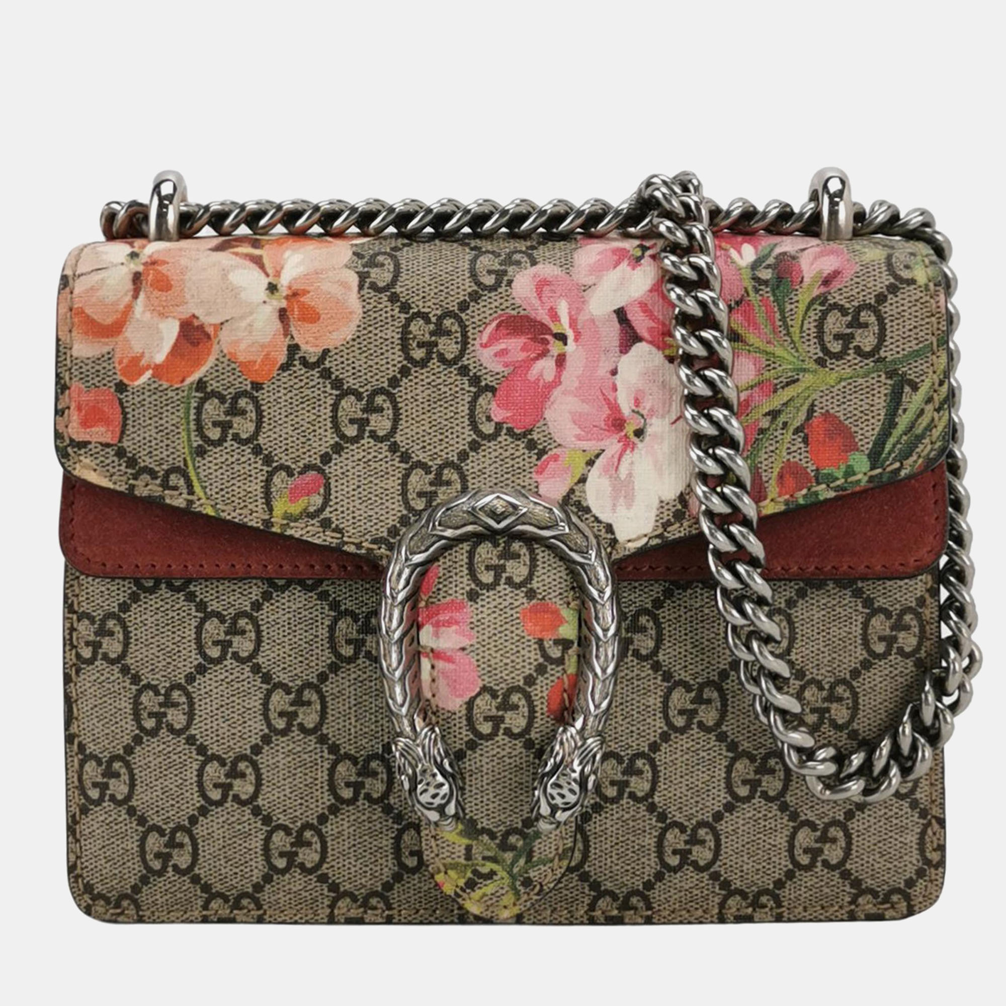 

Gucci Blooms Coated Canvas Dionysus Crossbody Bag, Multicolor