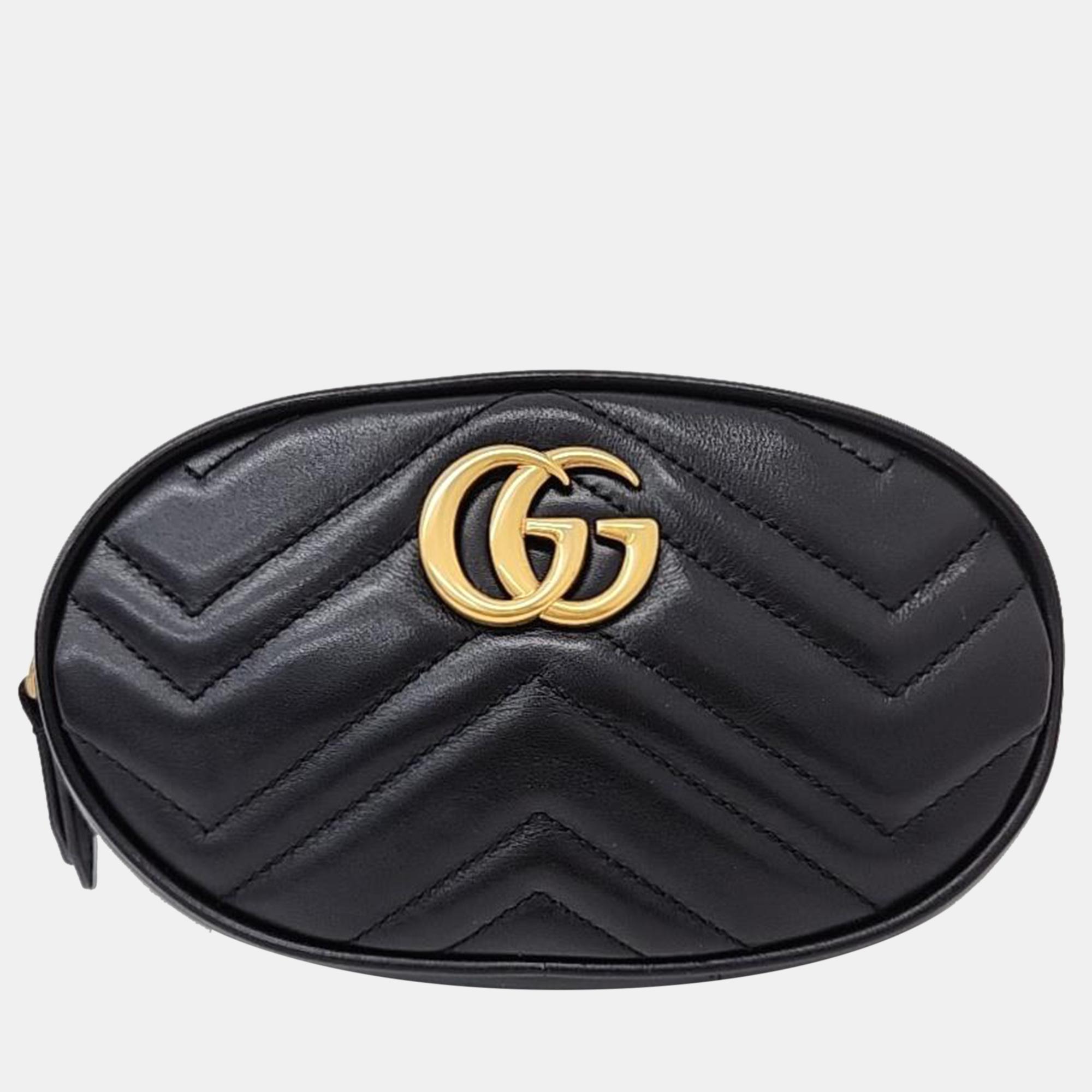 

Gucci GG Marmont Matelasse Belt Bag, Black