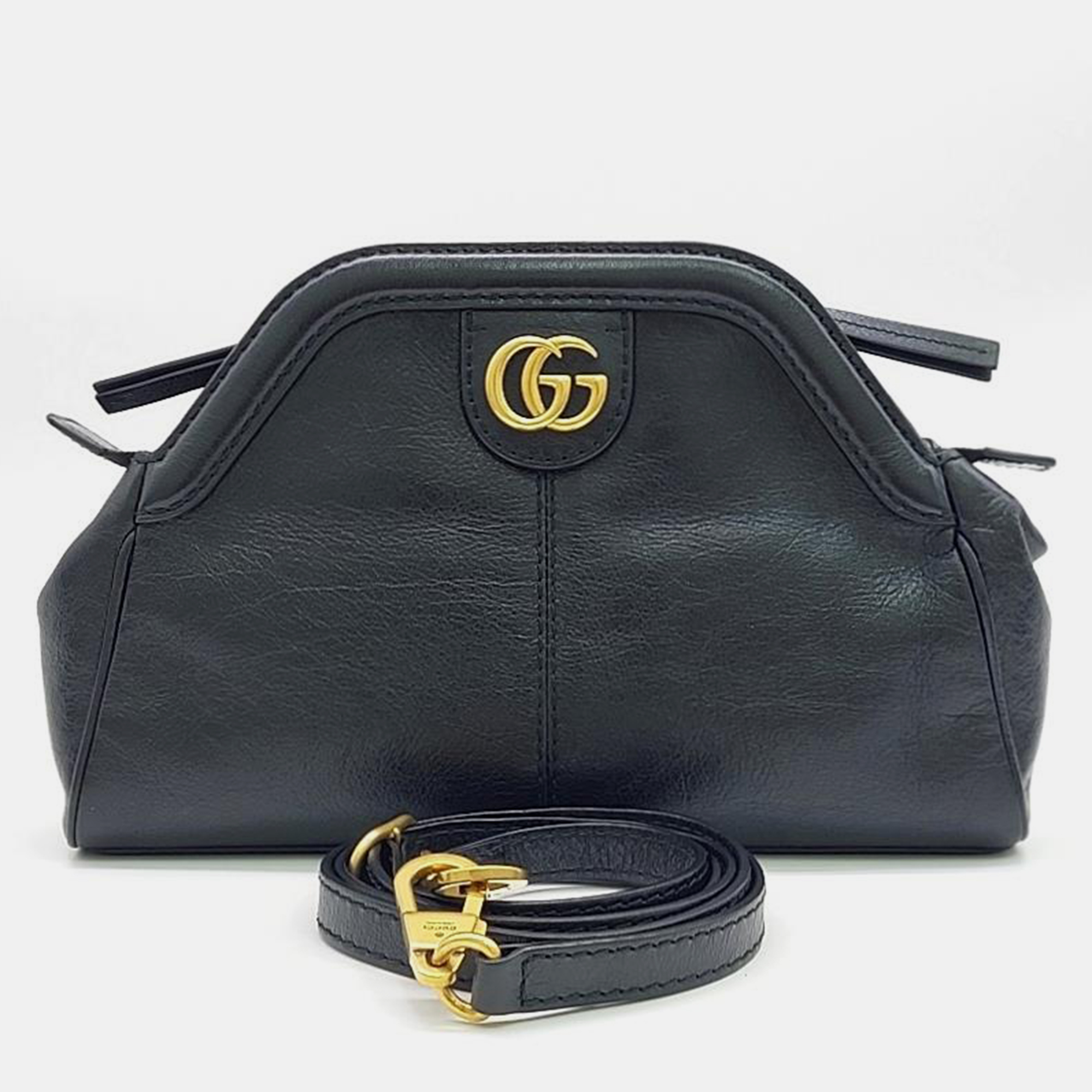 

Gucci Lebel Small Shoulder Bag, Black