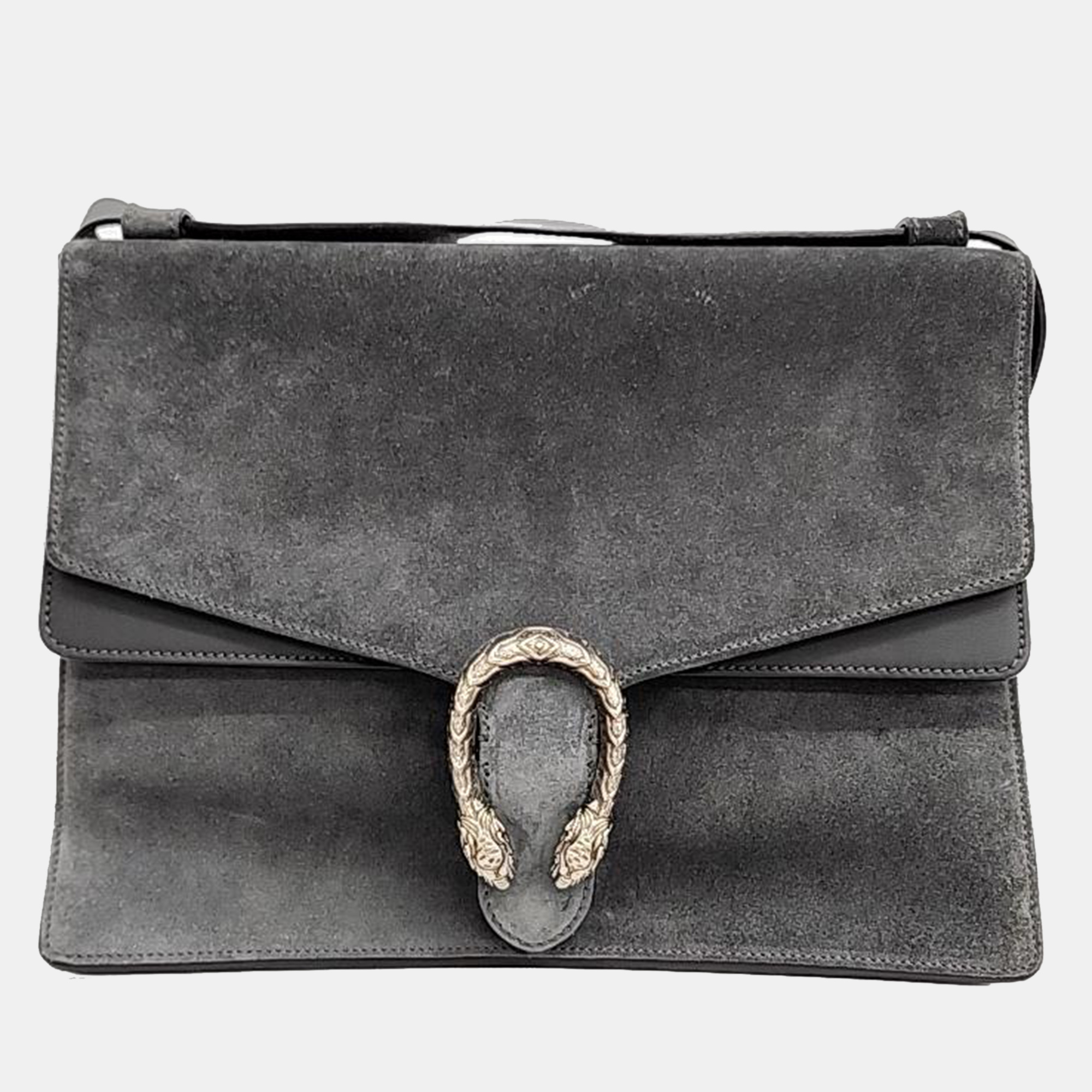 Brown Suede Dionysus Shoulder Bag