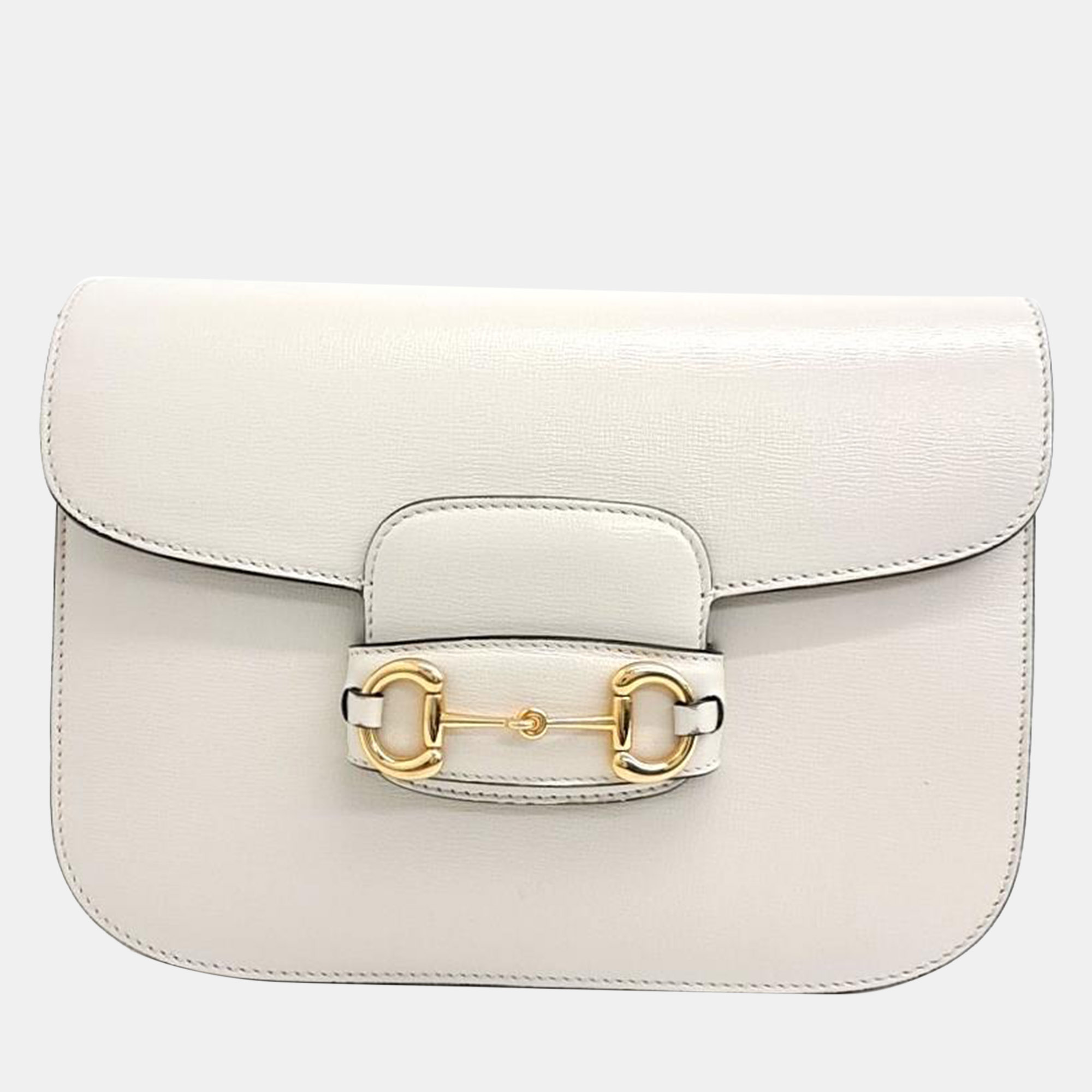 

Gucci 1955 Horsebit Shoulder Bag, White