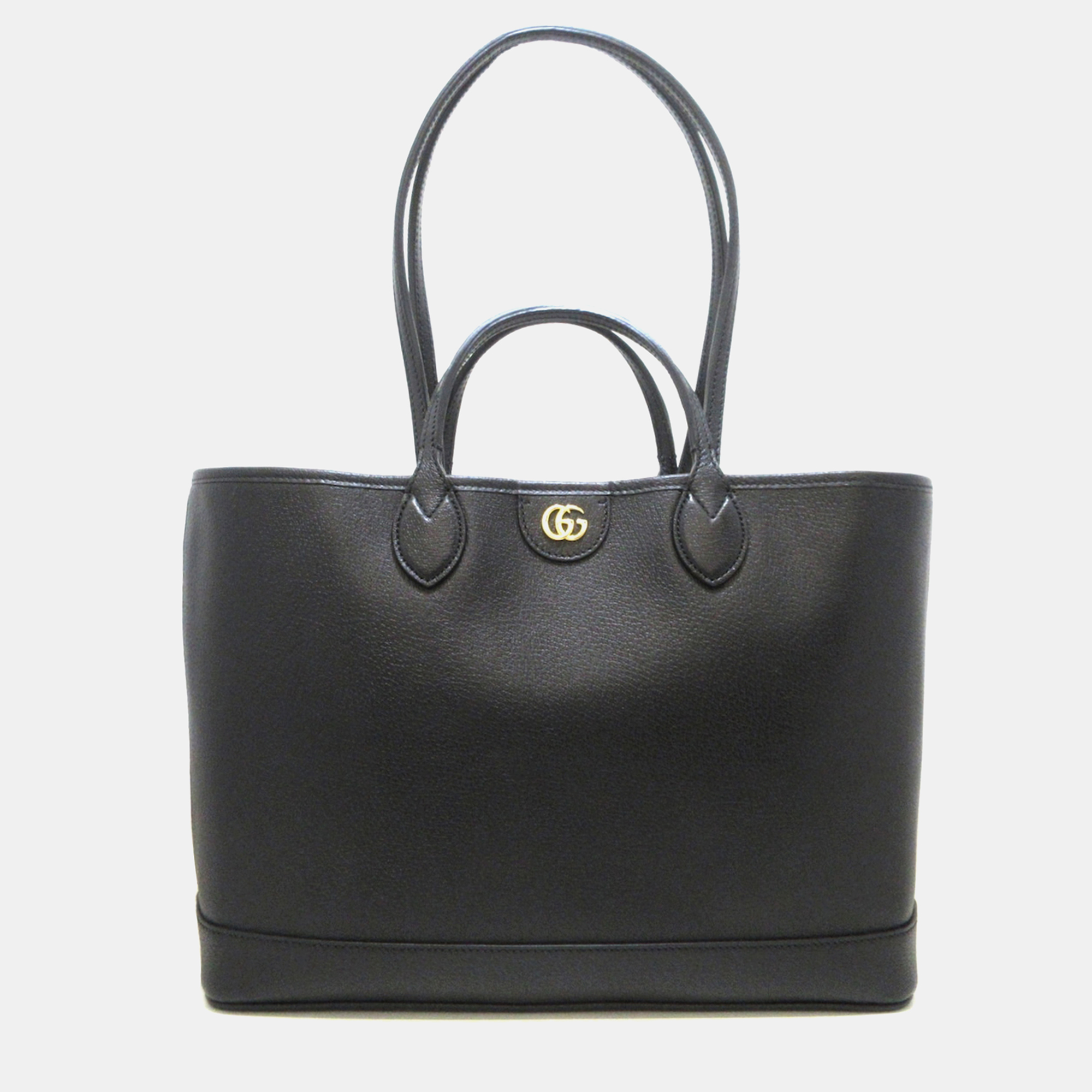 

Gucci Medium Leather Ophidia Tote Bag, Black