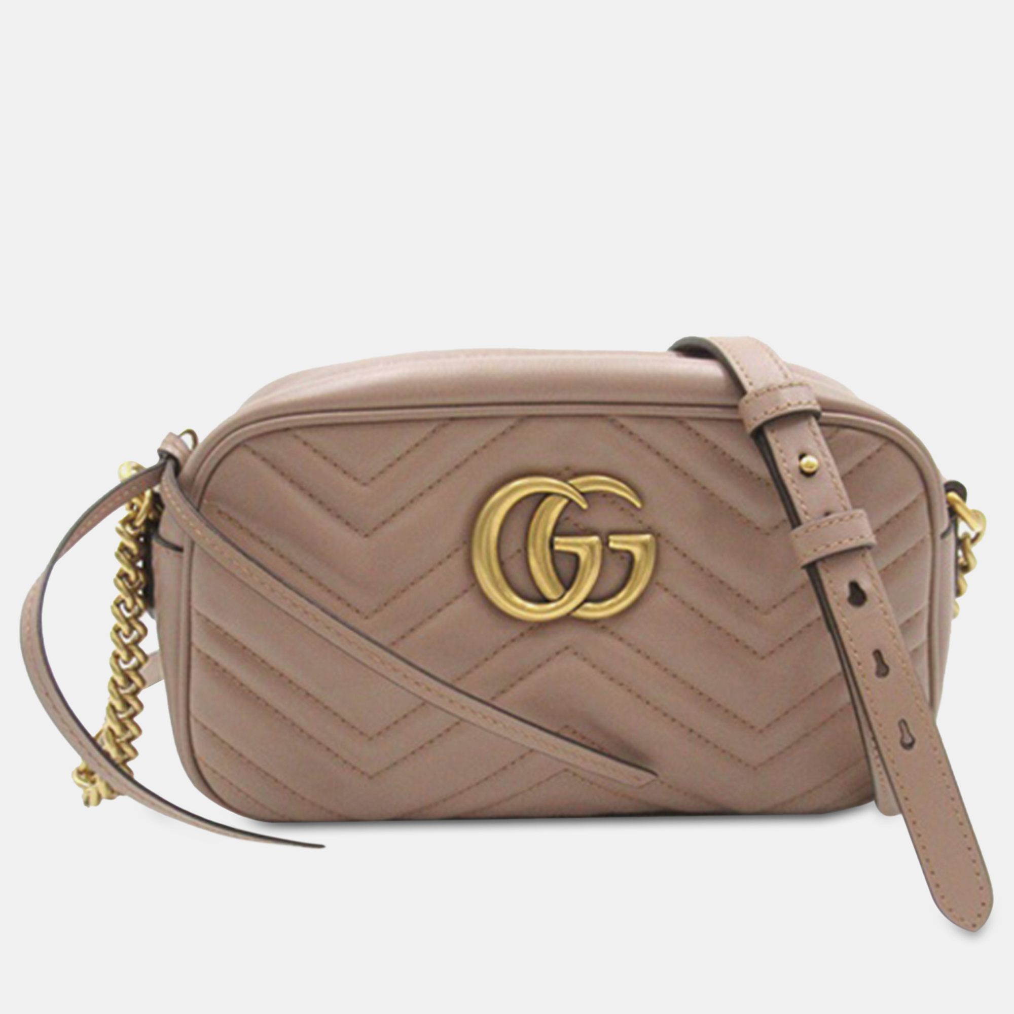 

Gucci Small GG Marmont Matelasse Crossbody, Brown