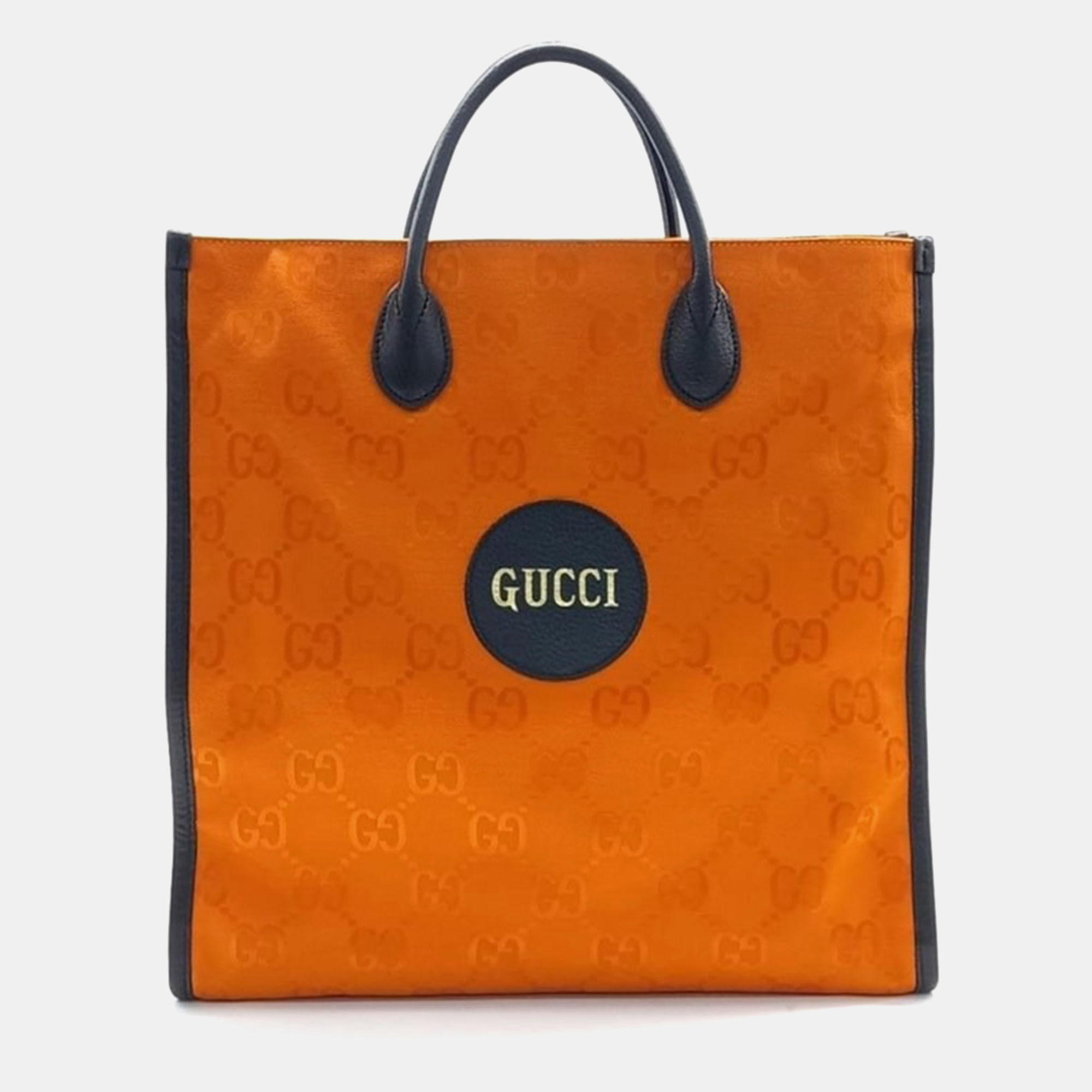 Pre-owned Gucci Off The Grid Long Tote Bag In Black