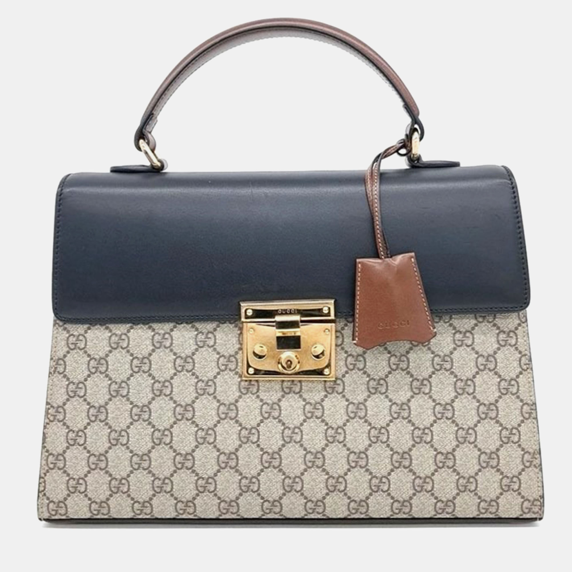 

Gucci PVC tote and shoulder bag, Beige