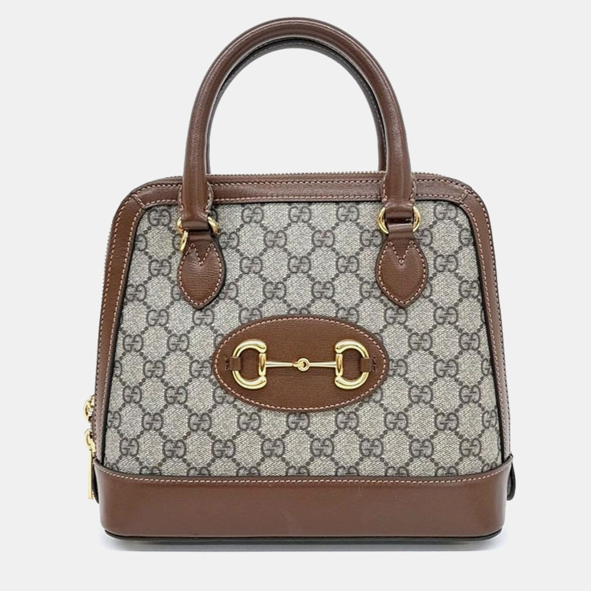 

Gucci 1955 Horsebit Small Top Handle Bag, Brown