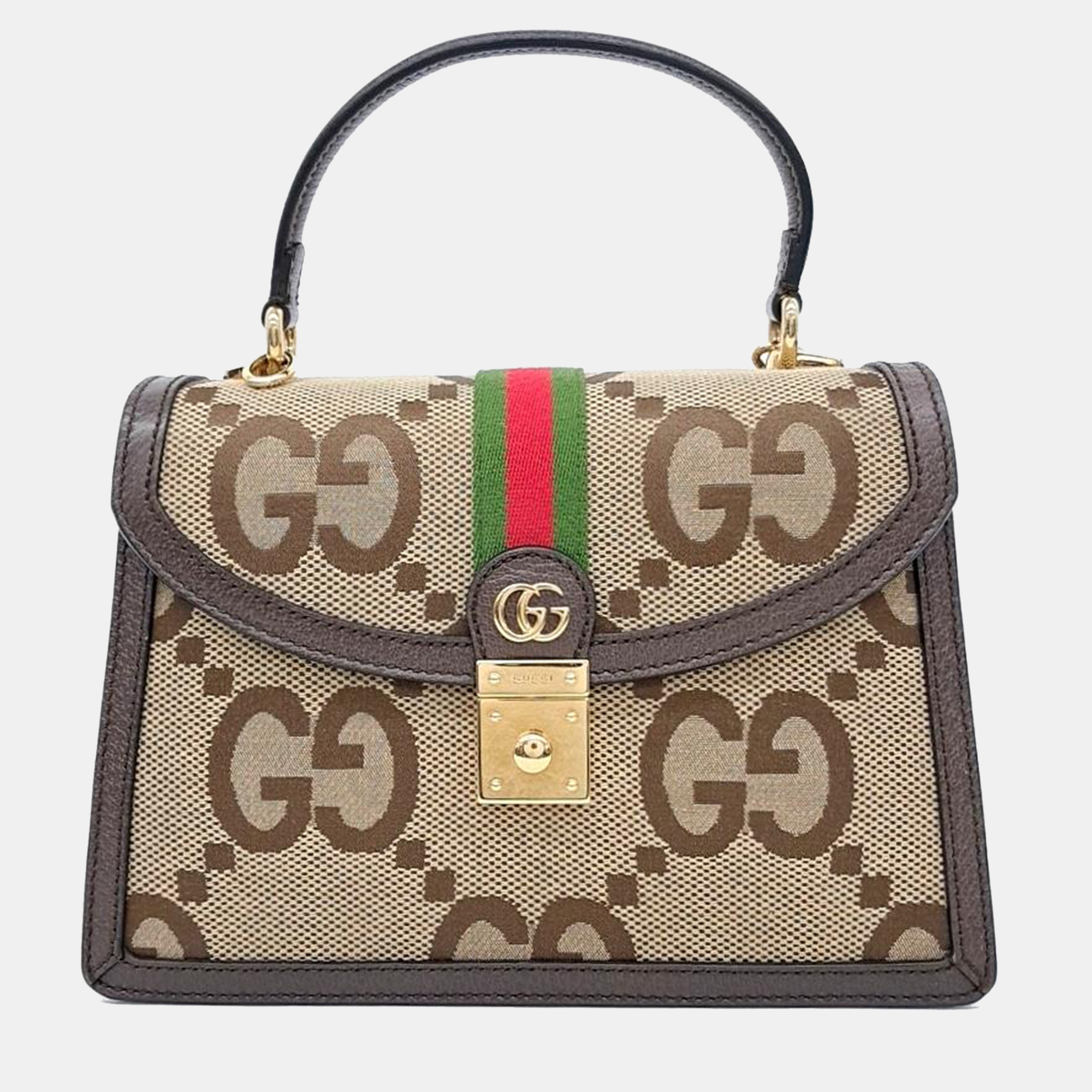 

Gucci Ophidia Top Handle Bag, Brown