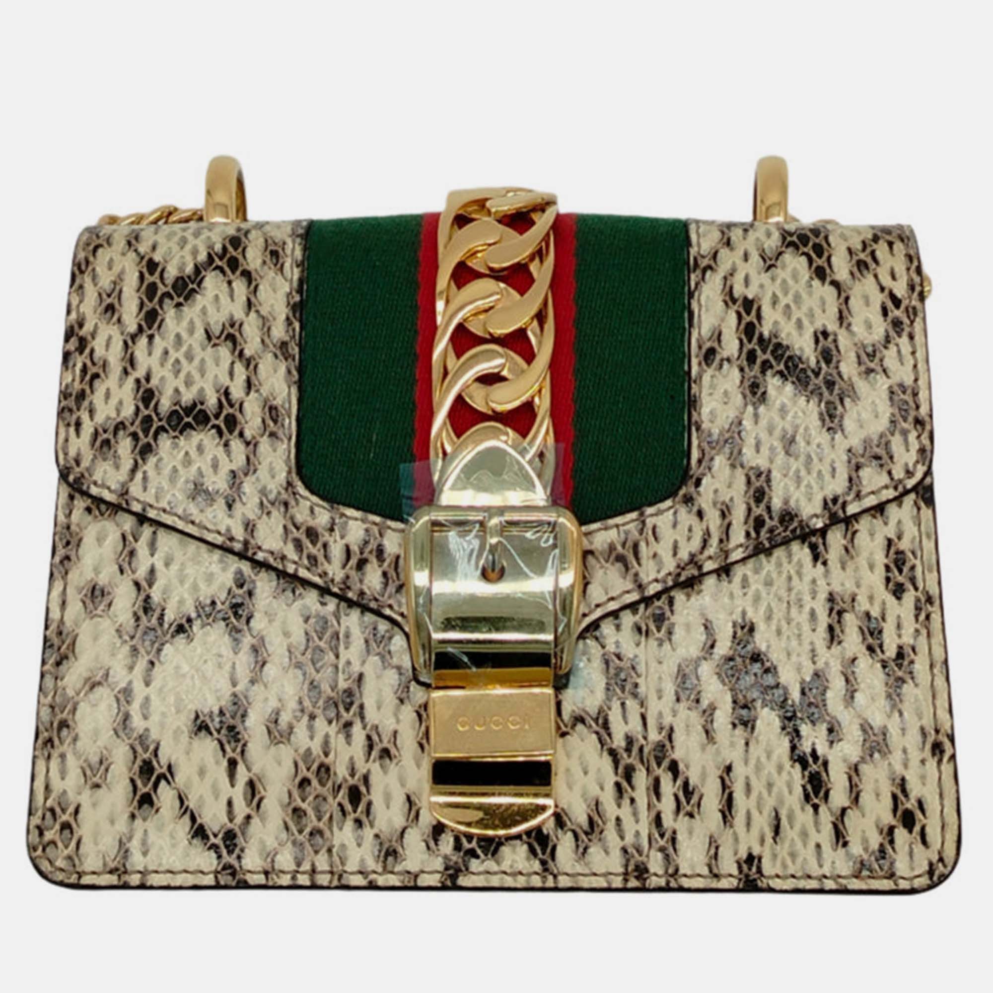 Pre-owned Gucci Mini Sylvie In Multicolor