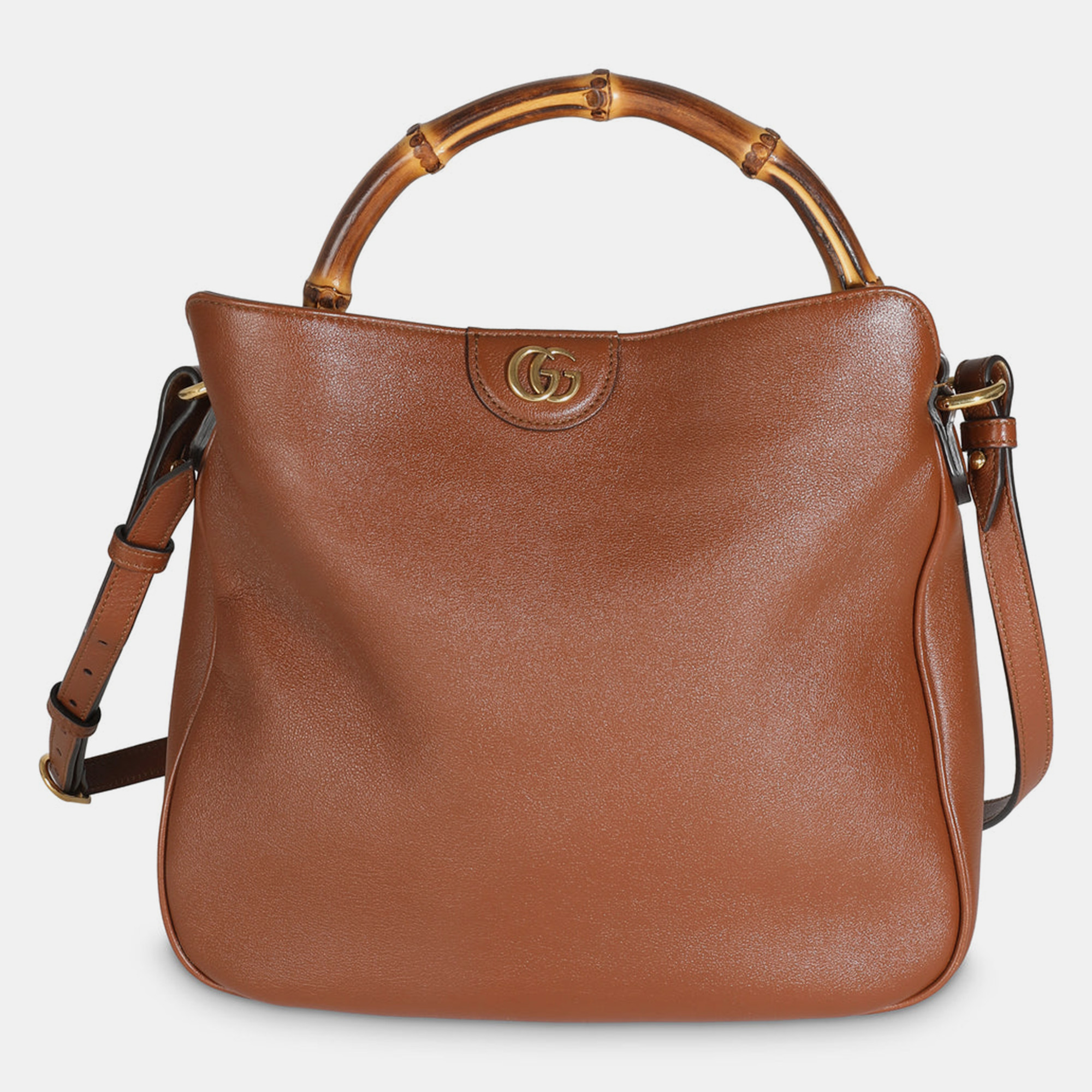 

Gucci Brown Calfskin Medium Diana Shoulder Bag
