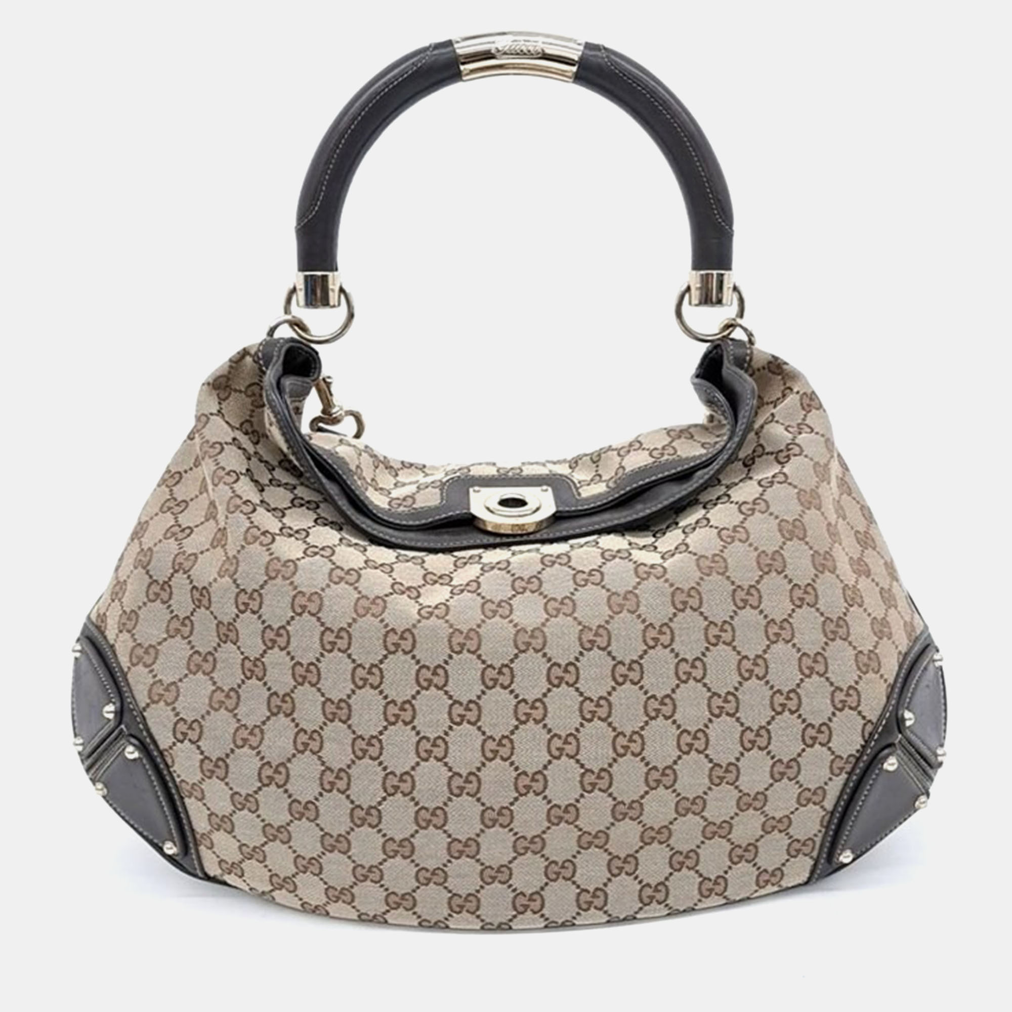 

Gucci Bamboo Handle Indy Hobo Bag, Beige