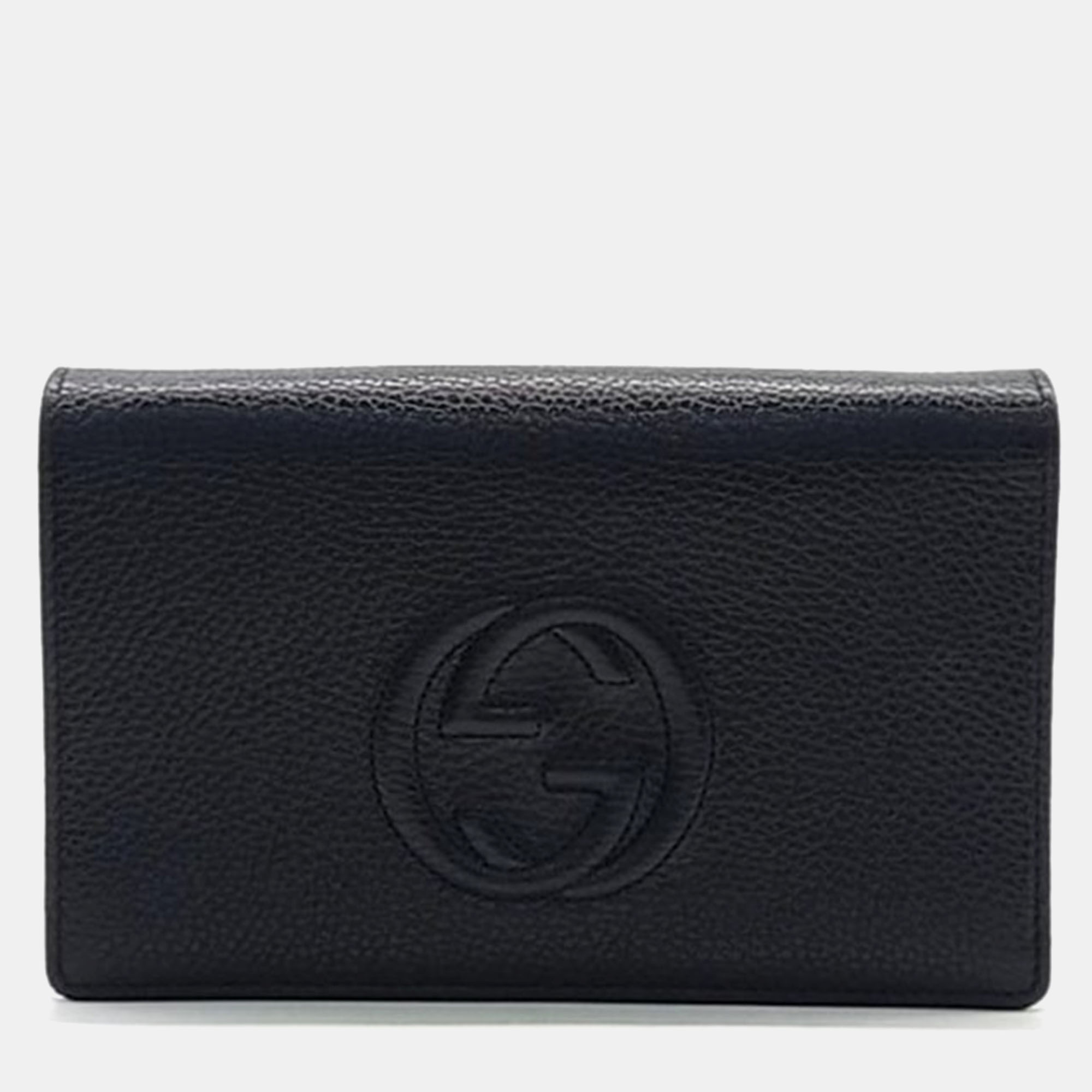 

Gucci Soho Chain Crossbody Bag, Black