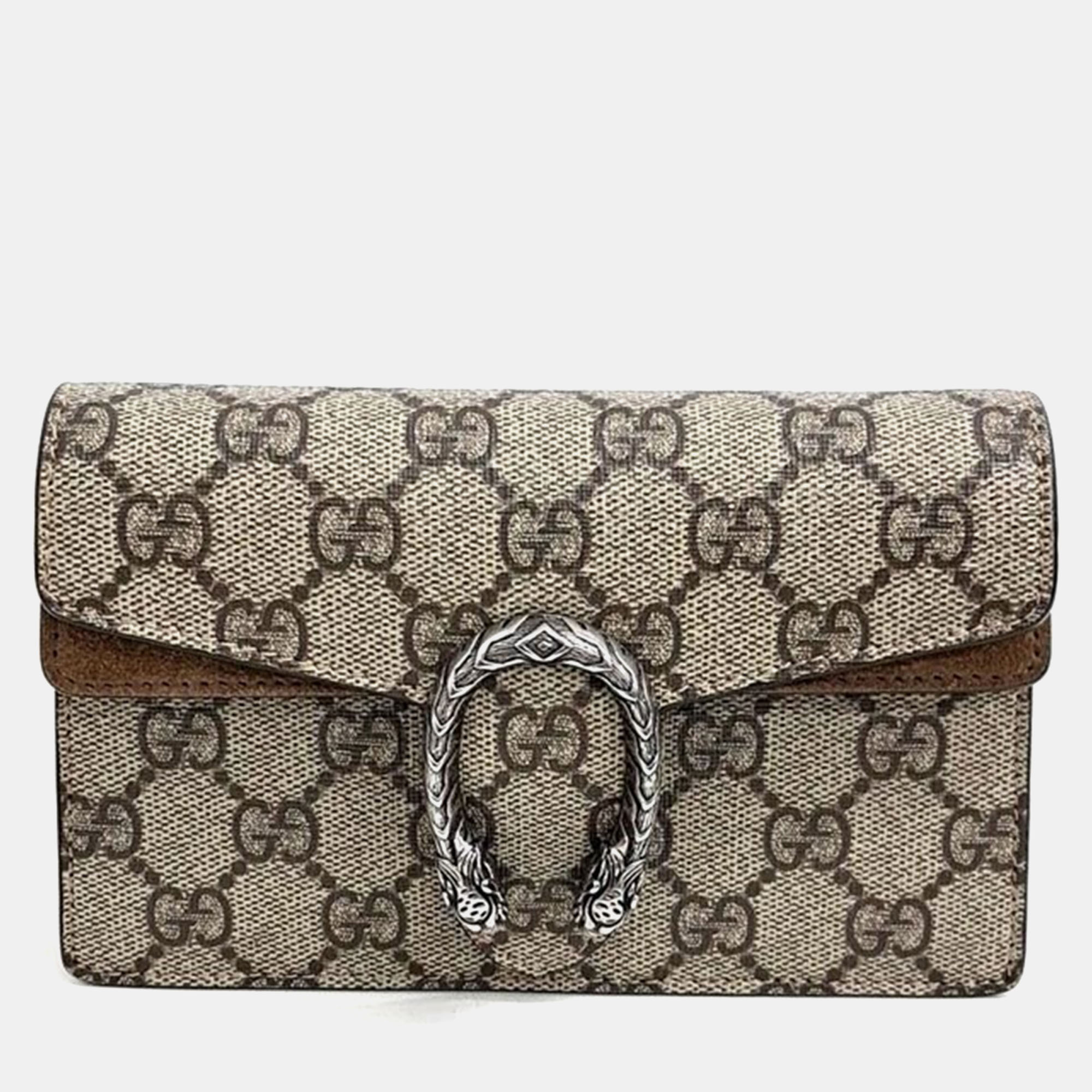 

Gucci Dionysus Mini Crossbody Bag, Beige