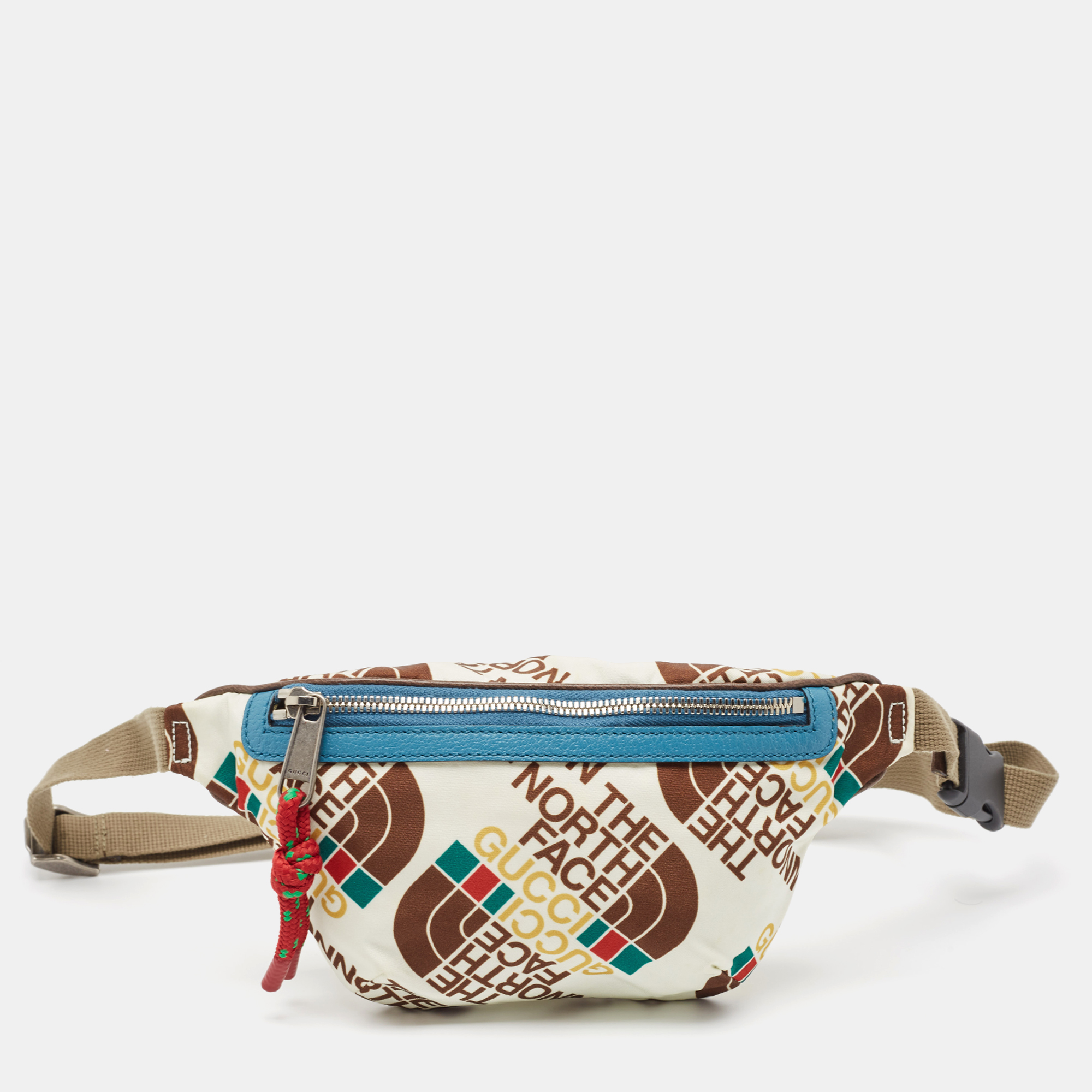 

Gucci x The North Face Multicolor Print Nylon and Leather Belt Bag