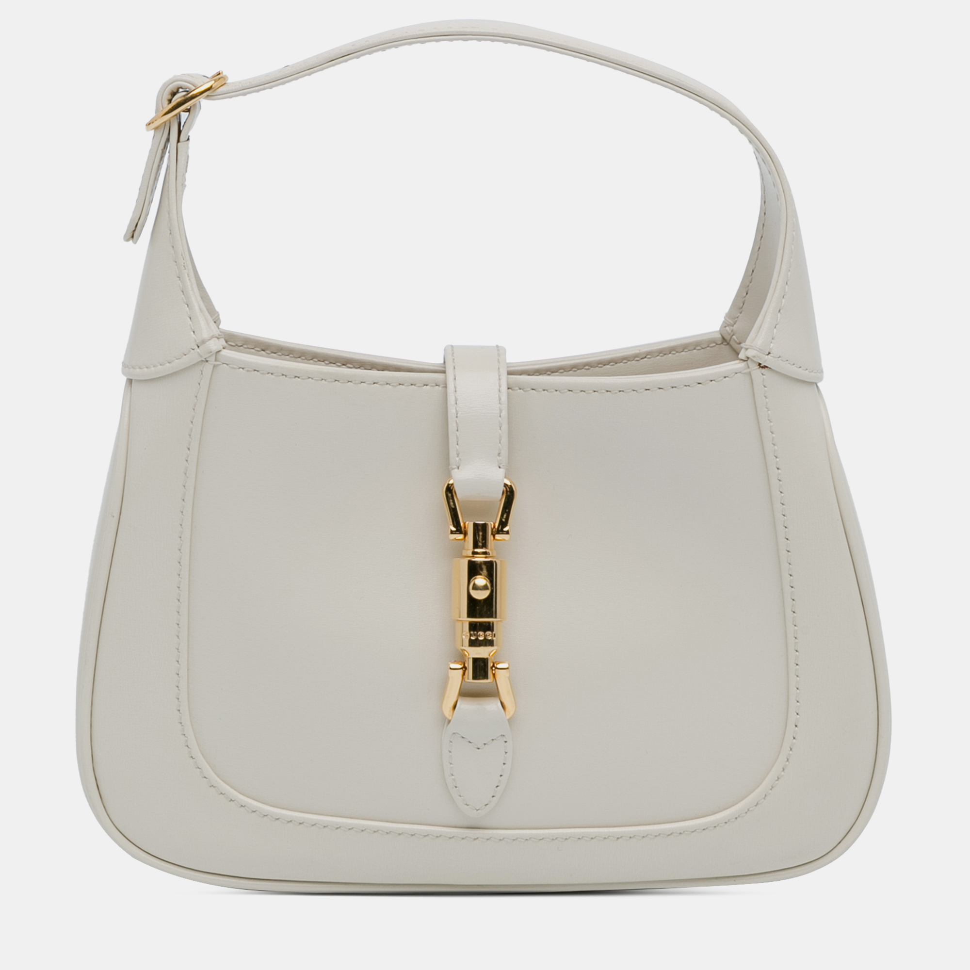 

Gucci White Leather Mini Jackie 1961 Shoulder Bag