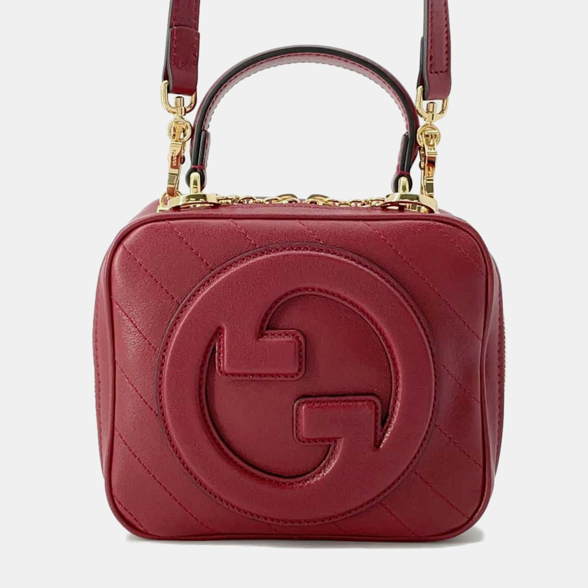 

Gucci Red Leather Small Blondie Shoulder Bag