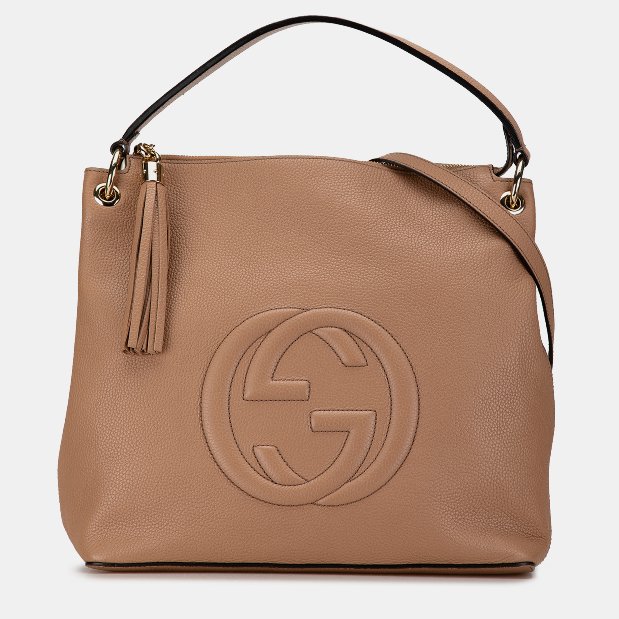 

Gucci Large Soho Convertible Hobo, Brown