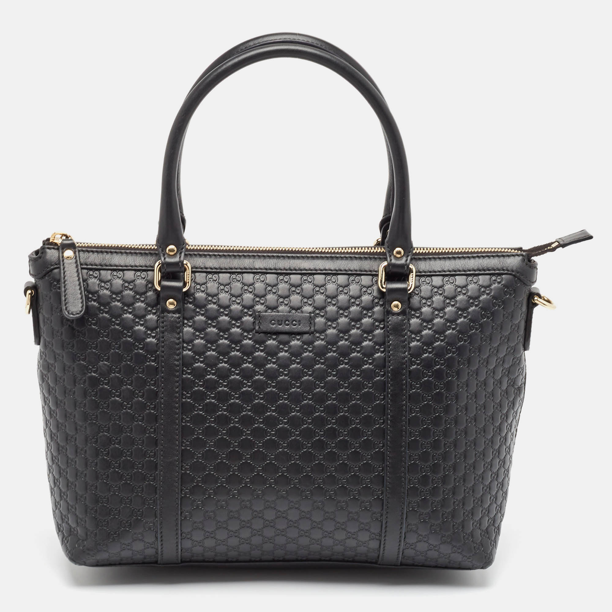 

Gucci Black Microguccissima Leather Joy Tote