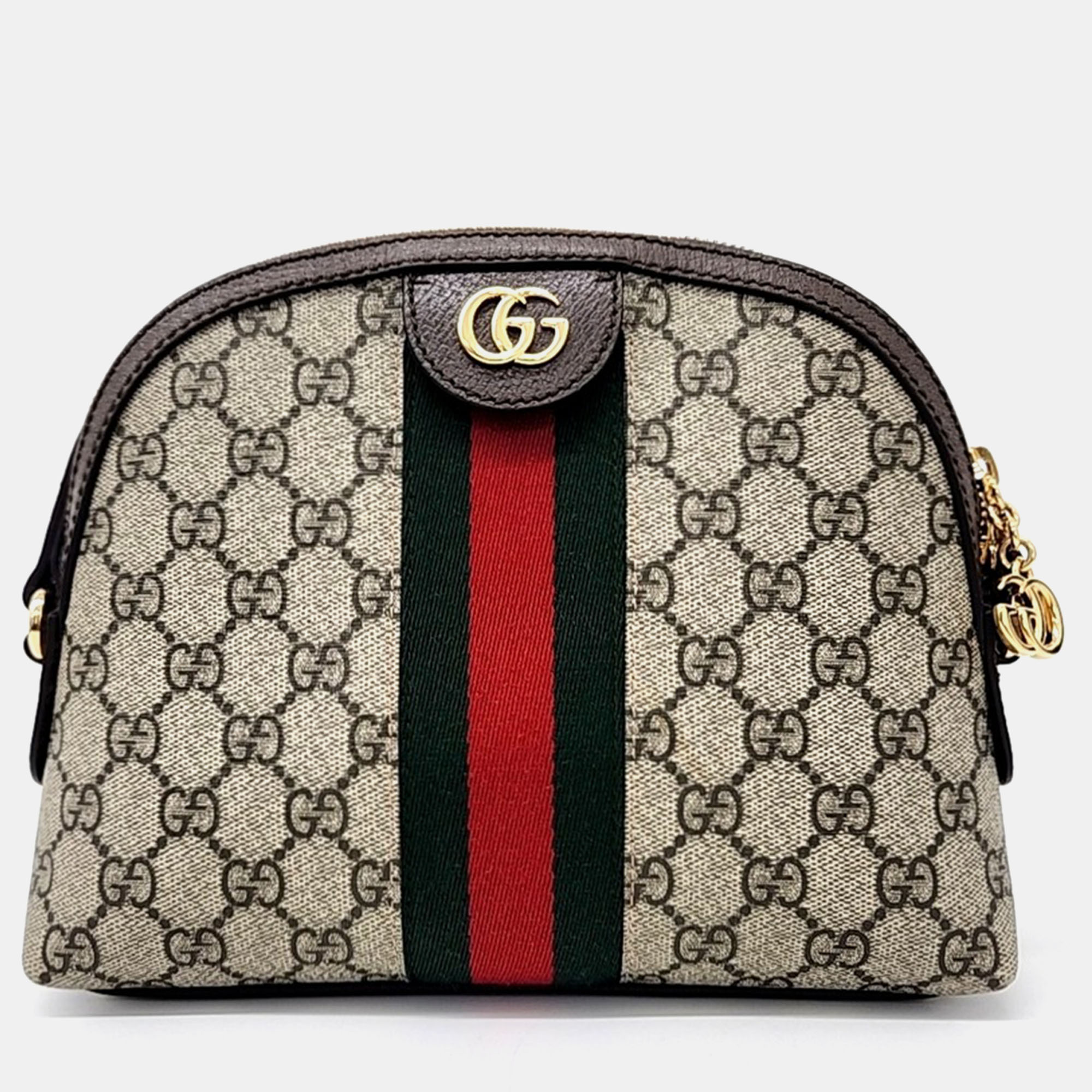 

Gucci Ophidia Supreme CrossBody Bag, Beige