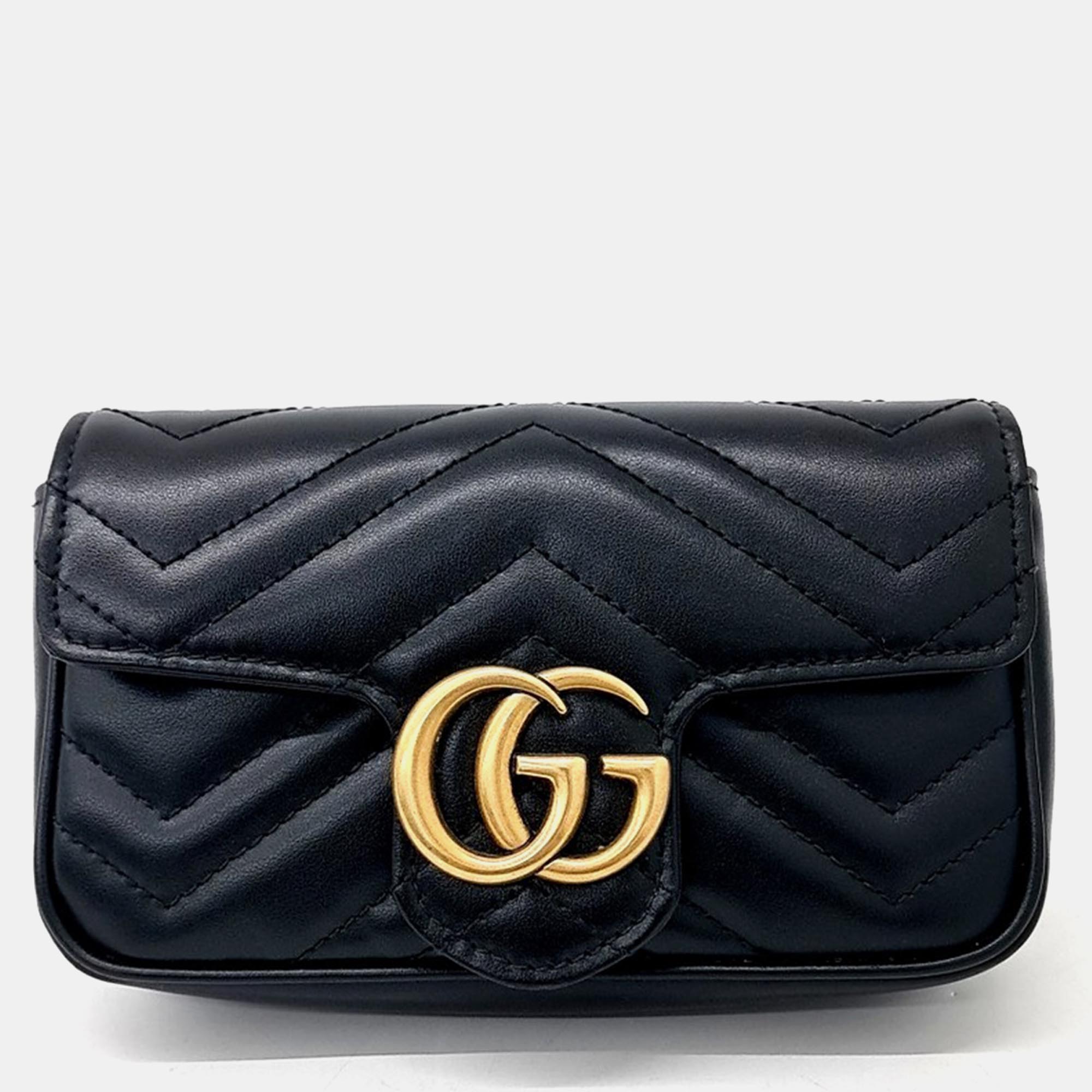 

Gucci Matrace Super Mini CrossBody Bag, Black