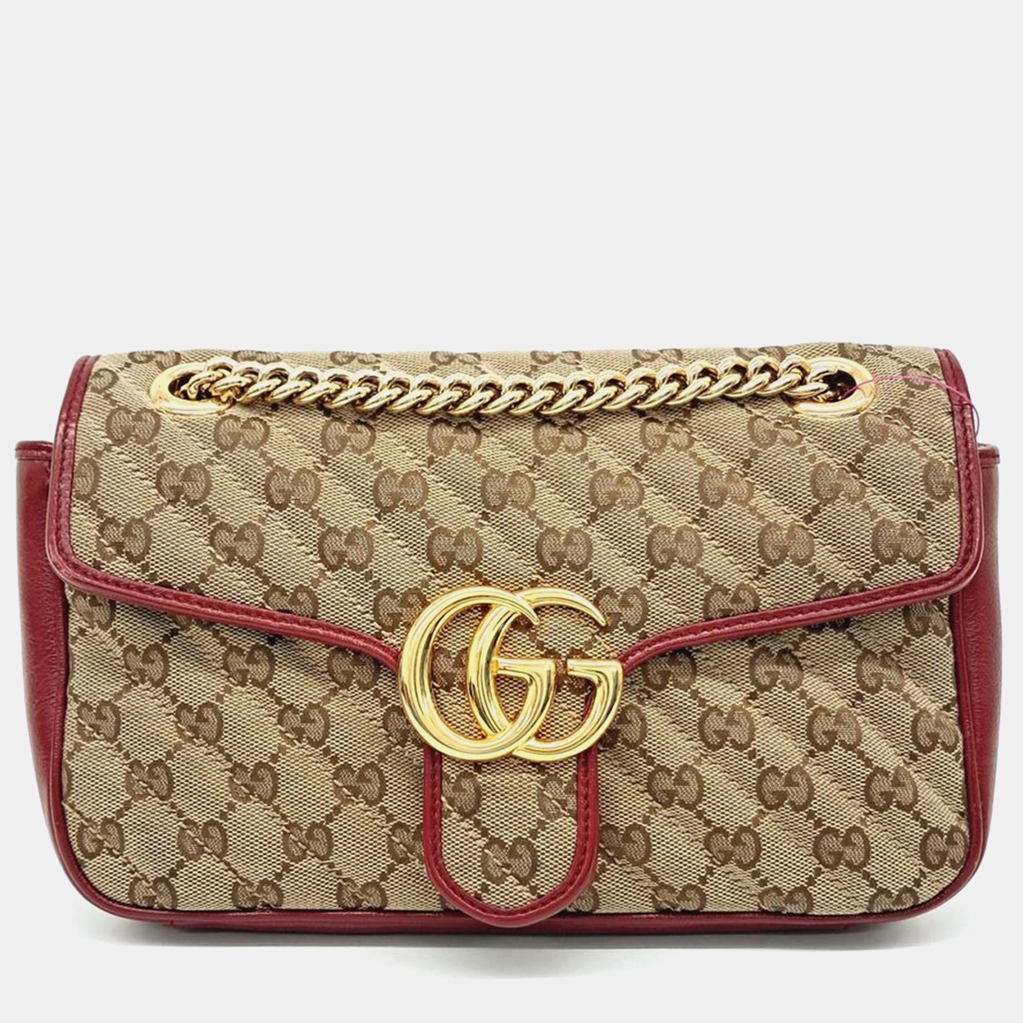 

Gucci Marmont Matrace Shoulder Bag, Beige