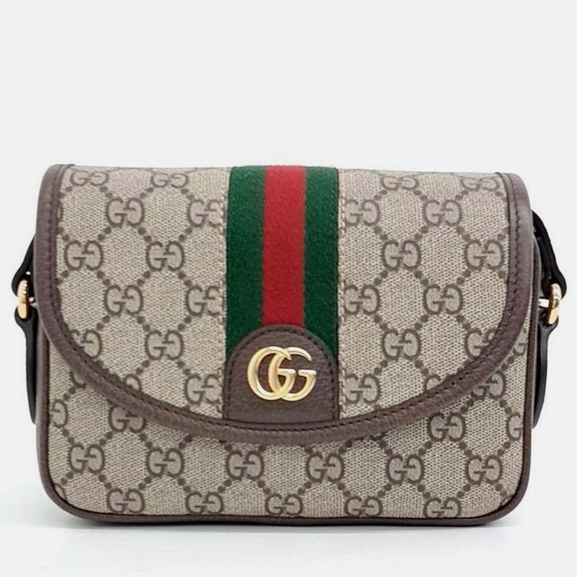 

Gucci Ophidia Mini GG Shoulder Bag, Beige