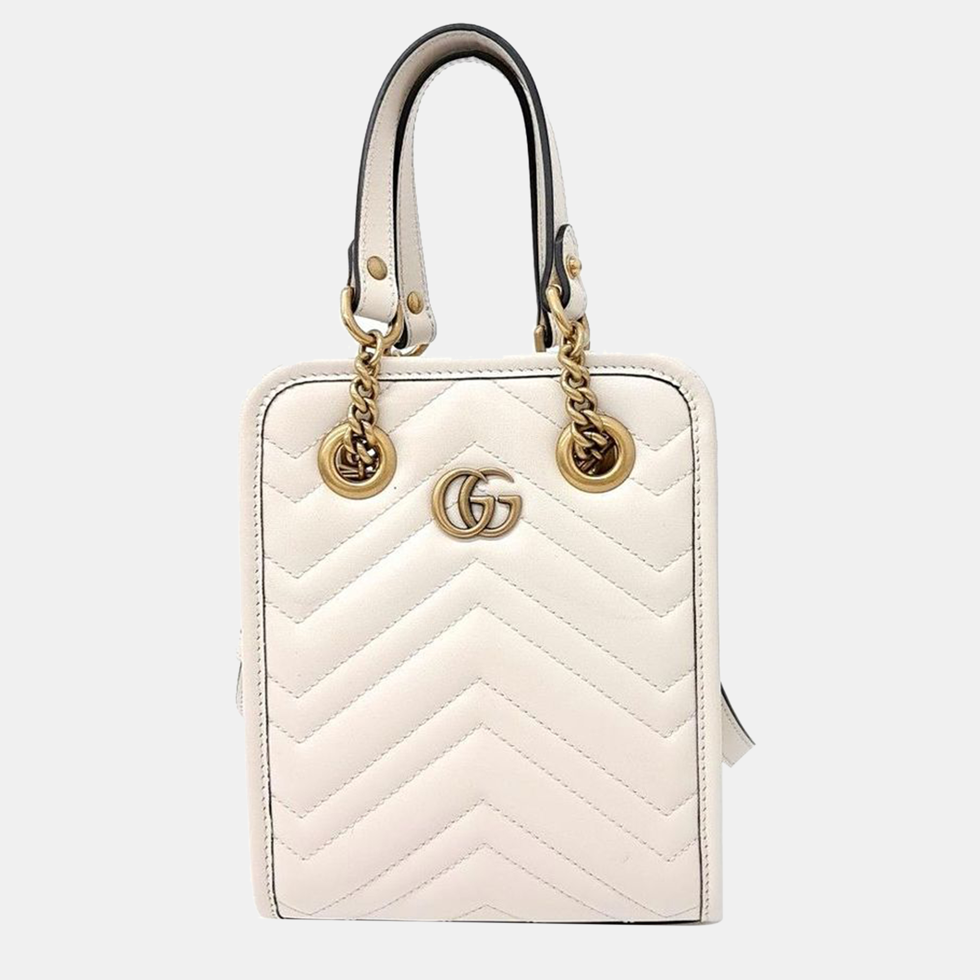 

Gucci GG Marmont Matelasse mini bag, White