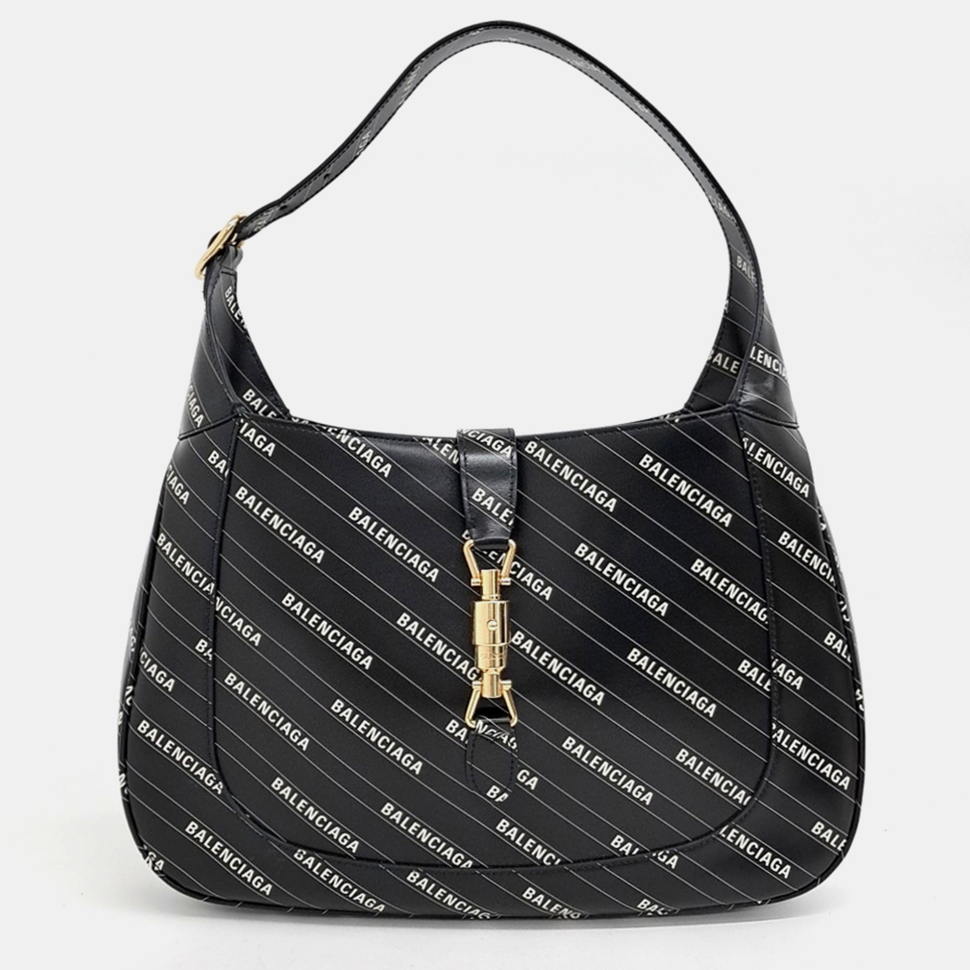 

Gucci x Balenciaga Hacker Project 1961 Jackie medium hobo bag, Black