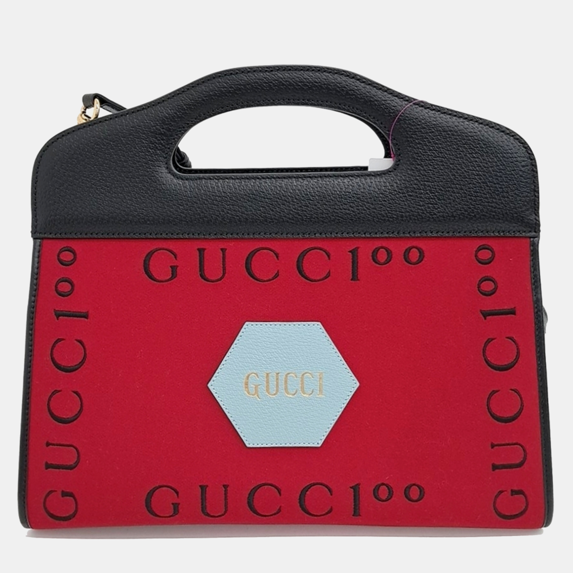 Pre-owned Gucci 100th Anniversary Tote And Shoulder Bag In Black