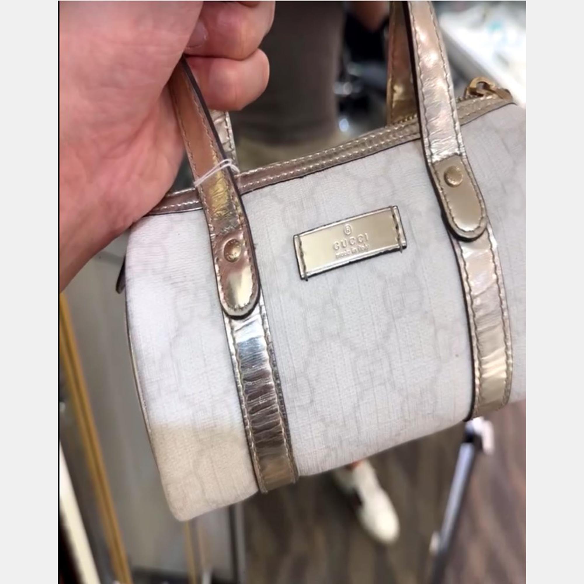 

Gucci Mini Joy Boston Bag, Grey