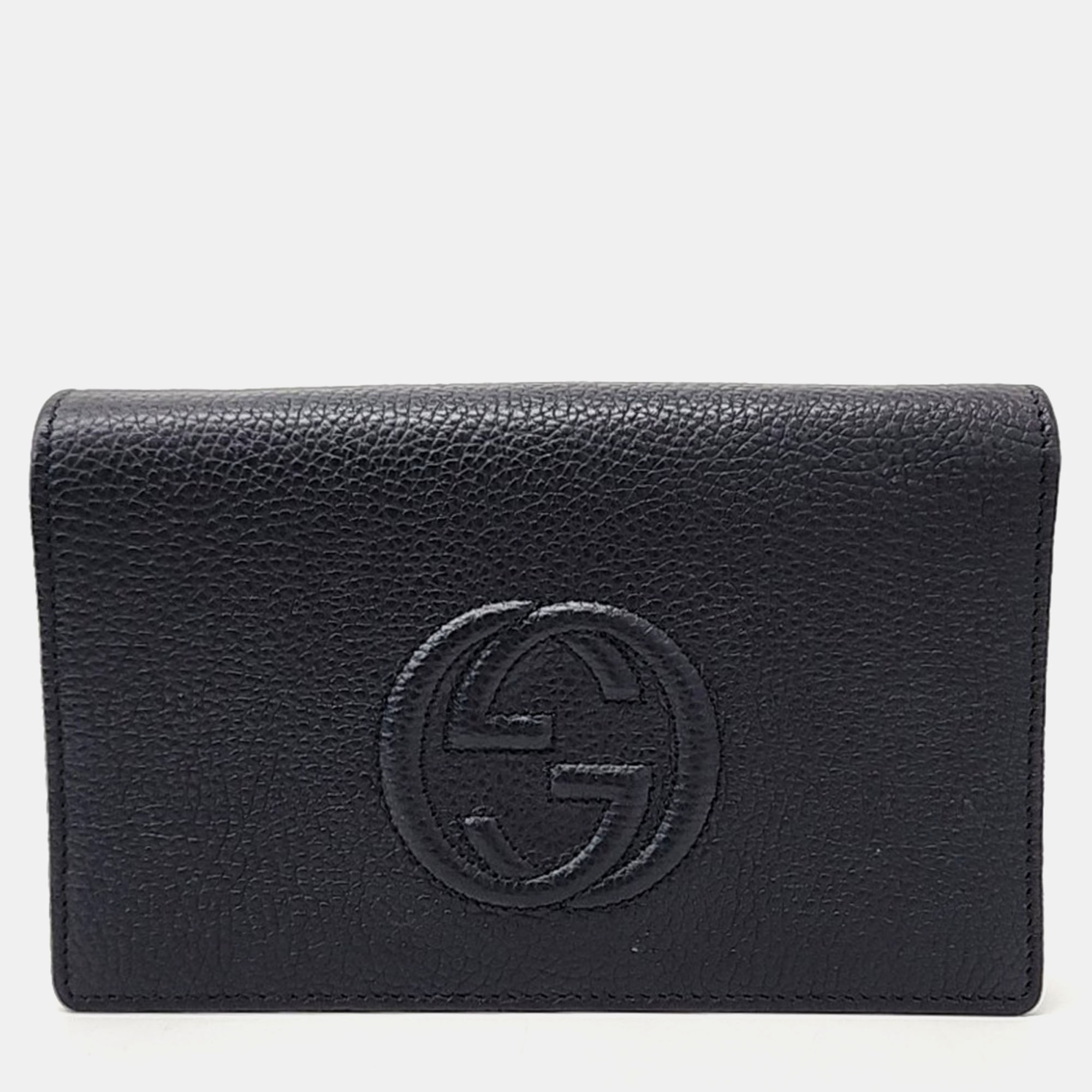 

Gucci Soho Chain Crossbody Bag, Black