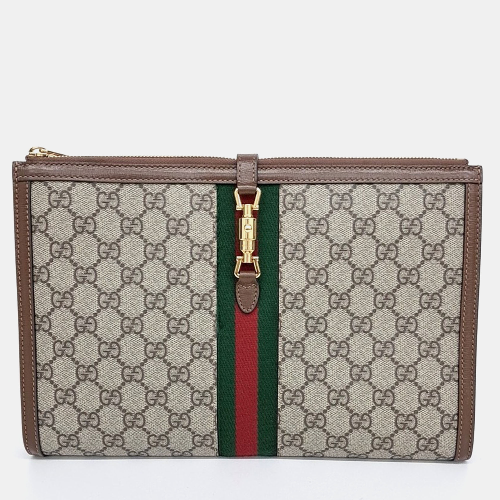 

Gucci Jackie 1961 Clutch Bag, Beige