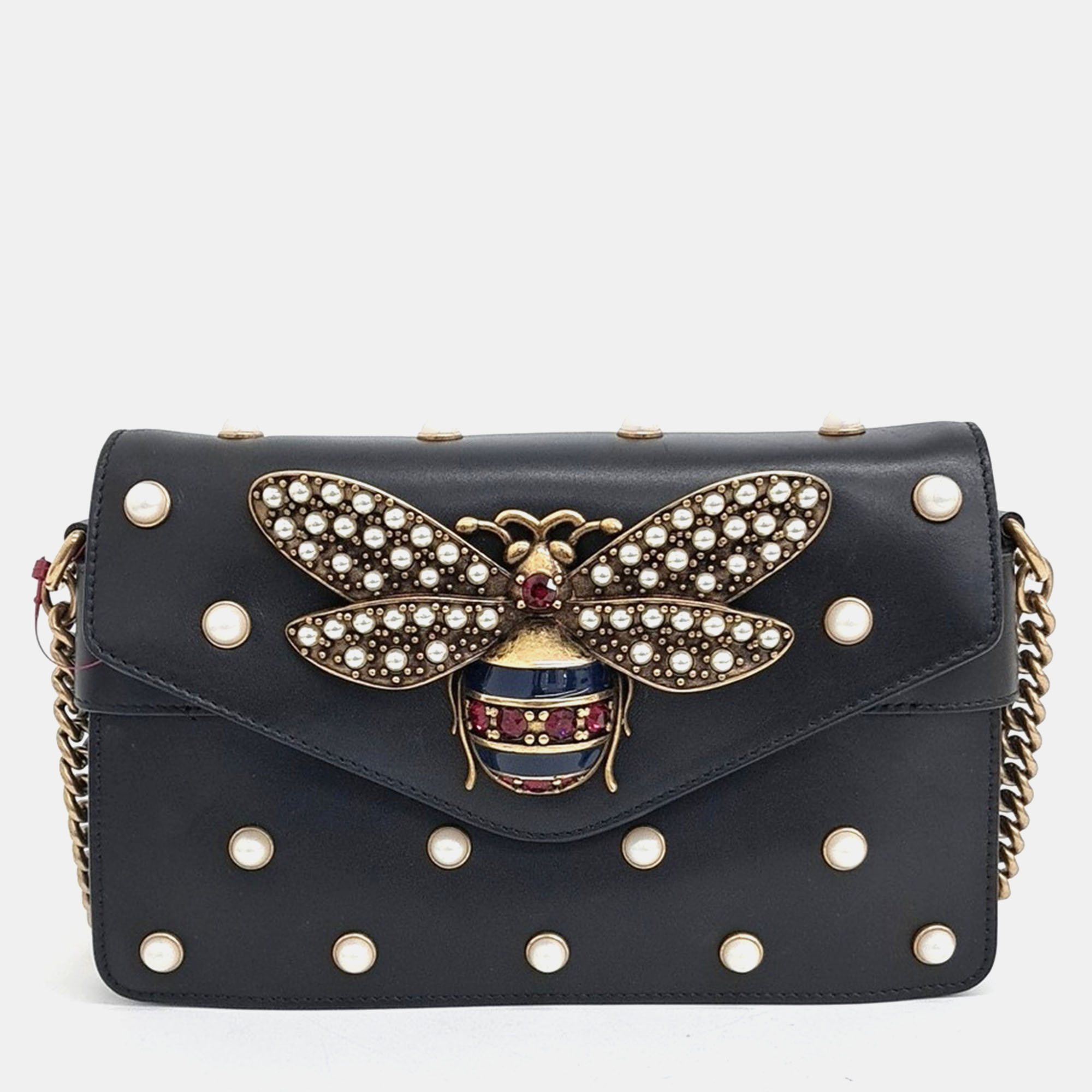 

Gucci Broadway Metal Rain Shoulder Bag, Black