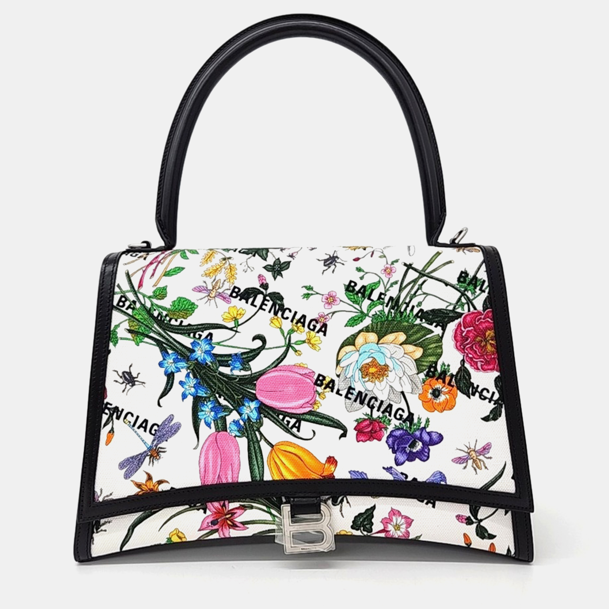 

Gucci x Balenciaga Hourglass Top Handle Bag, Multicolor