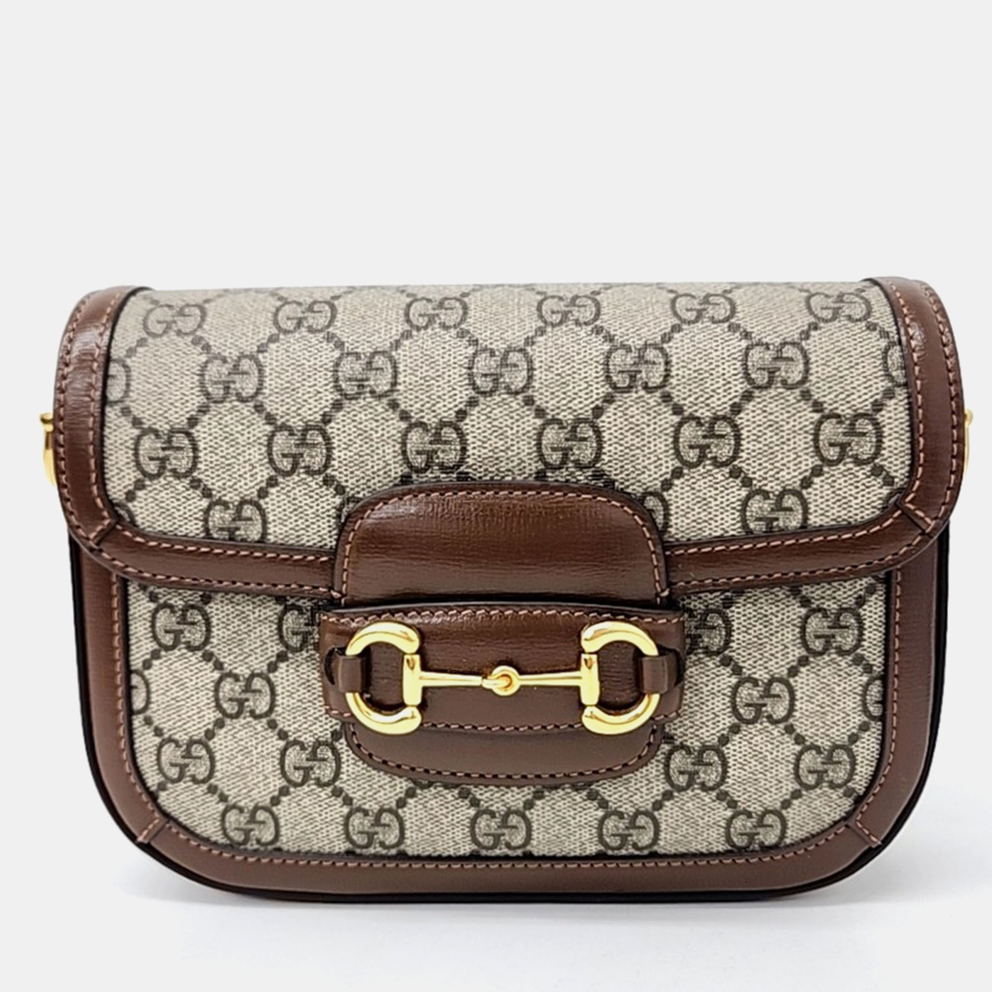 

Gucci Horsebit 1955 Mini Bag, Beige