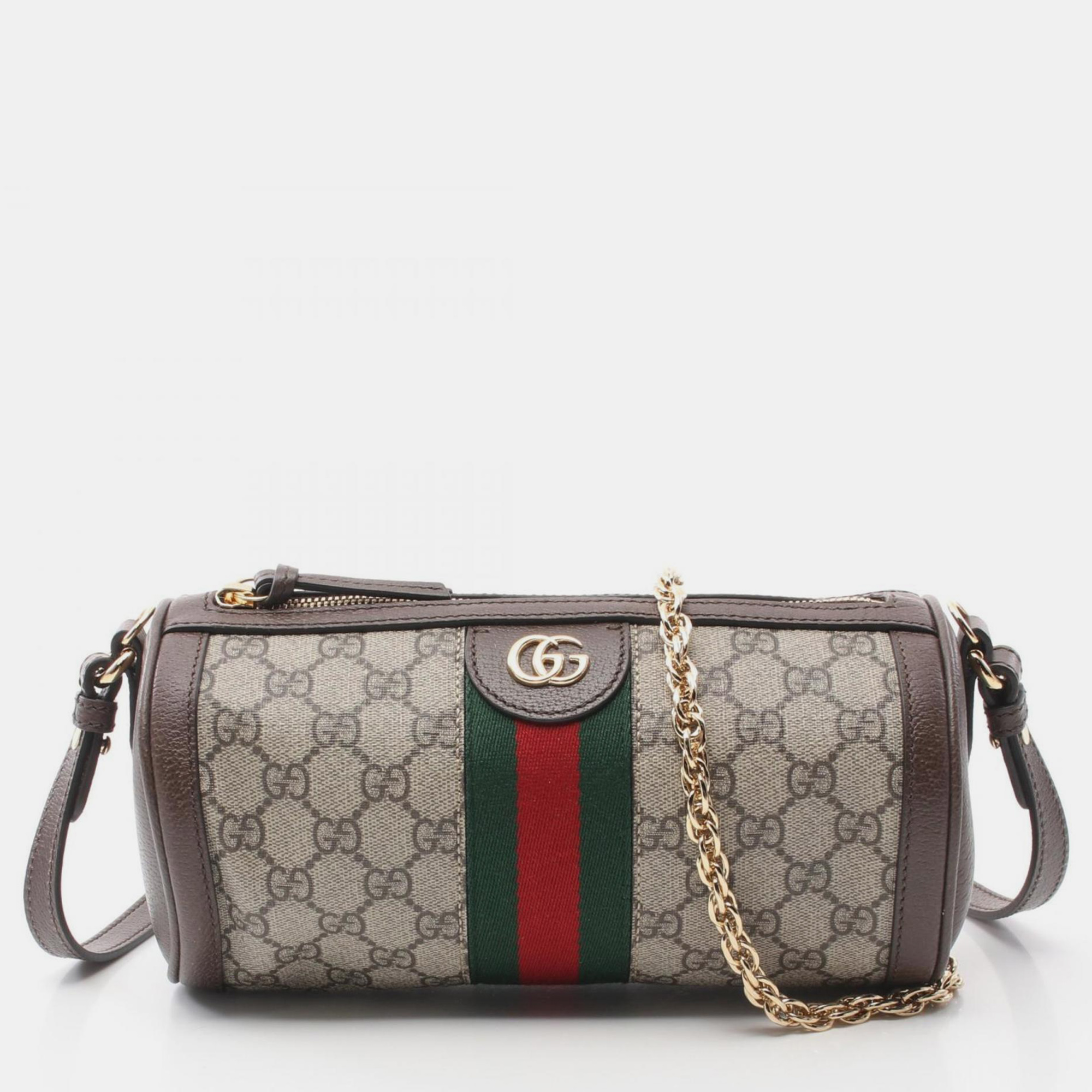 

Gucci Ophidia Gg Supreme Coated Canvas Leather Beige Brown Multicolor Shoulder Bag