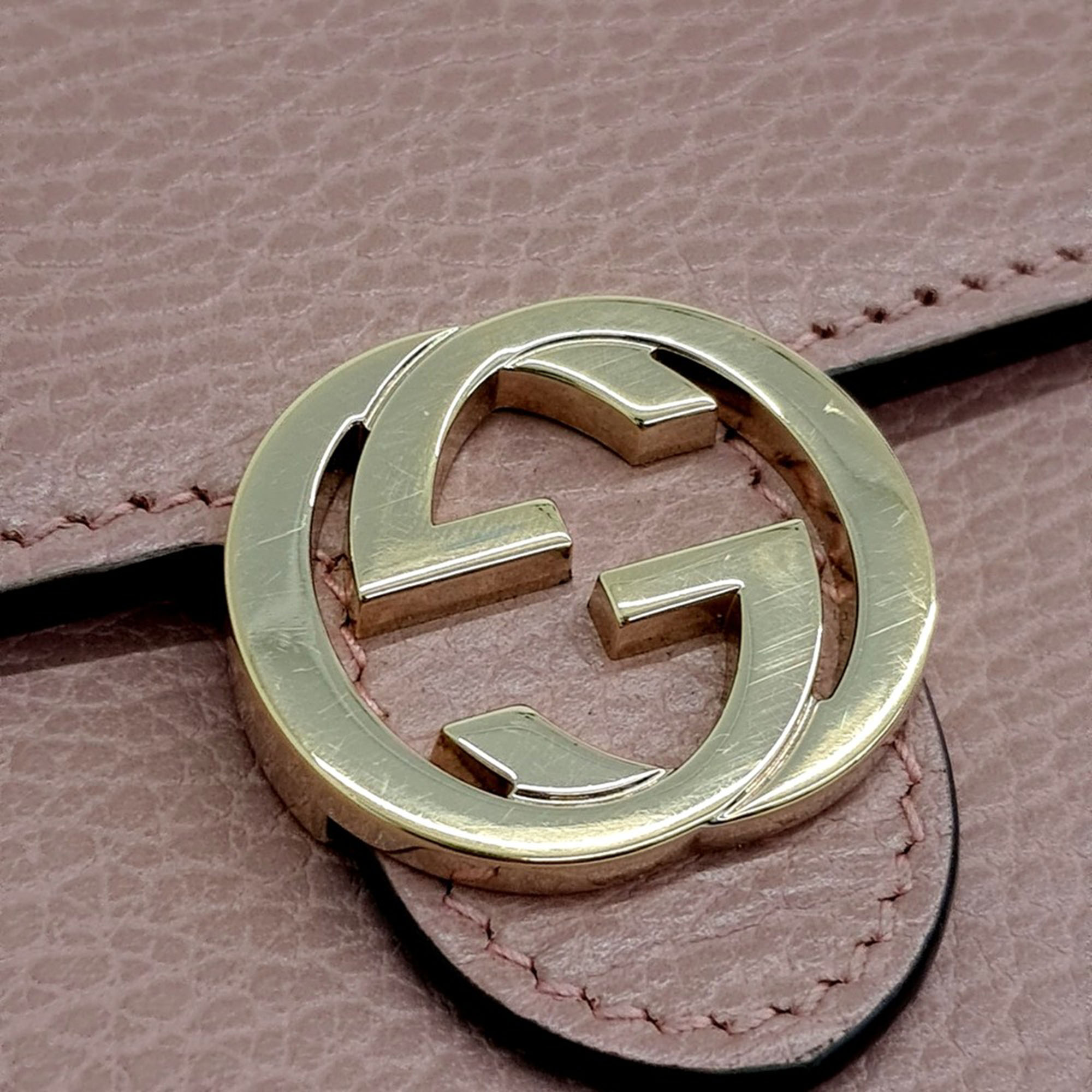Gucci Interlocking Chain Crossbody Bag 