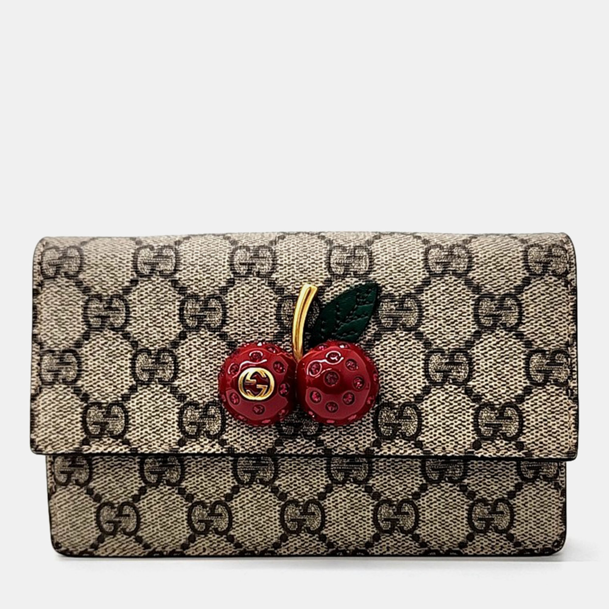 

Gucci Supreme Mini Crossbody Bag, Beige