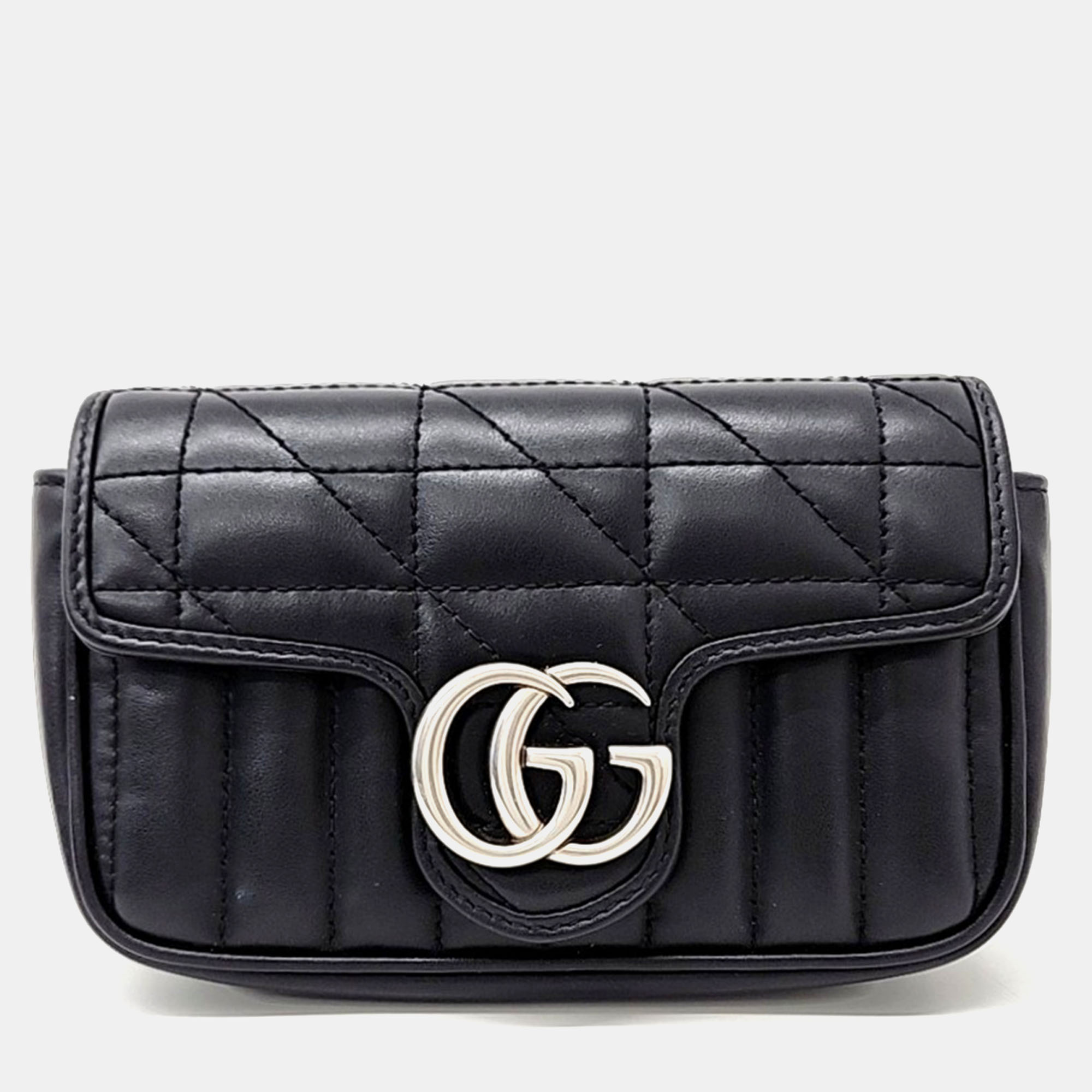 

Gucci Matrace Super Mini Crossbody Bag, Black