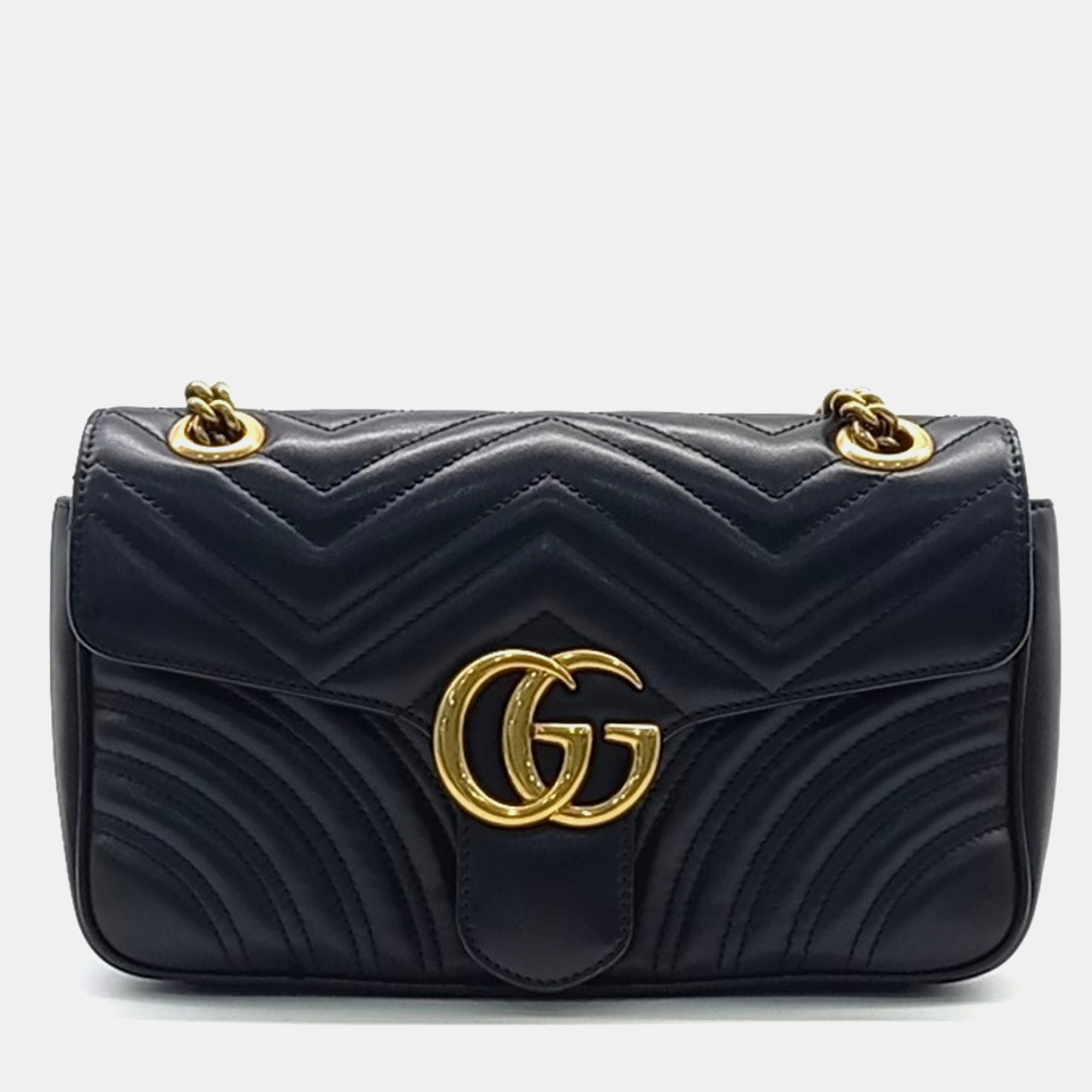 

Gucci Marmont Matrace Shoulder Bag, Black