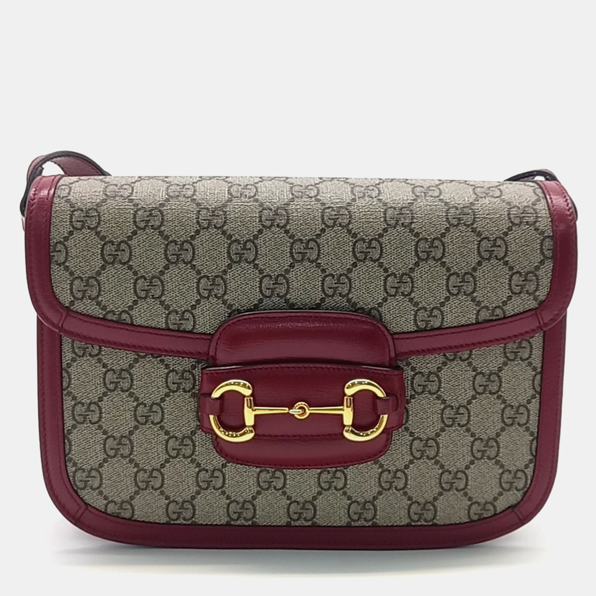 

Gucci 1955 Horsebit Shoulder Bag, Beige