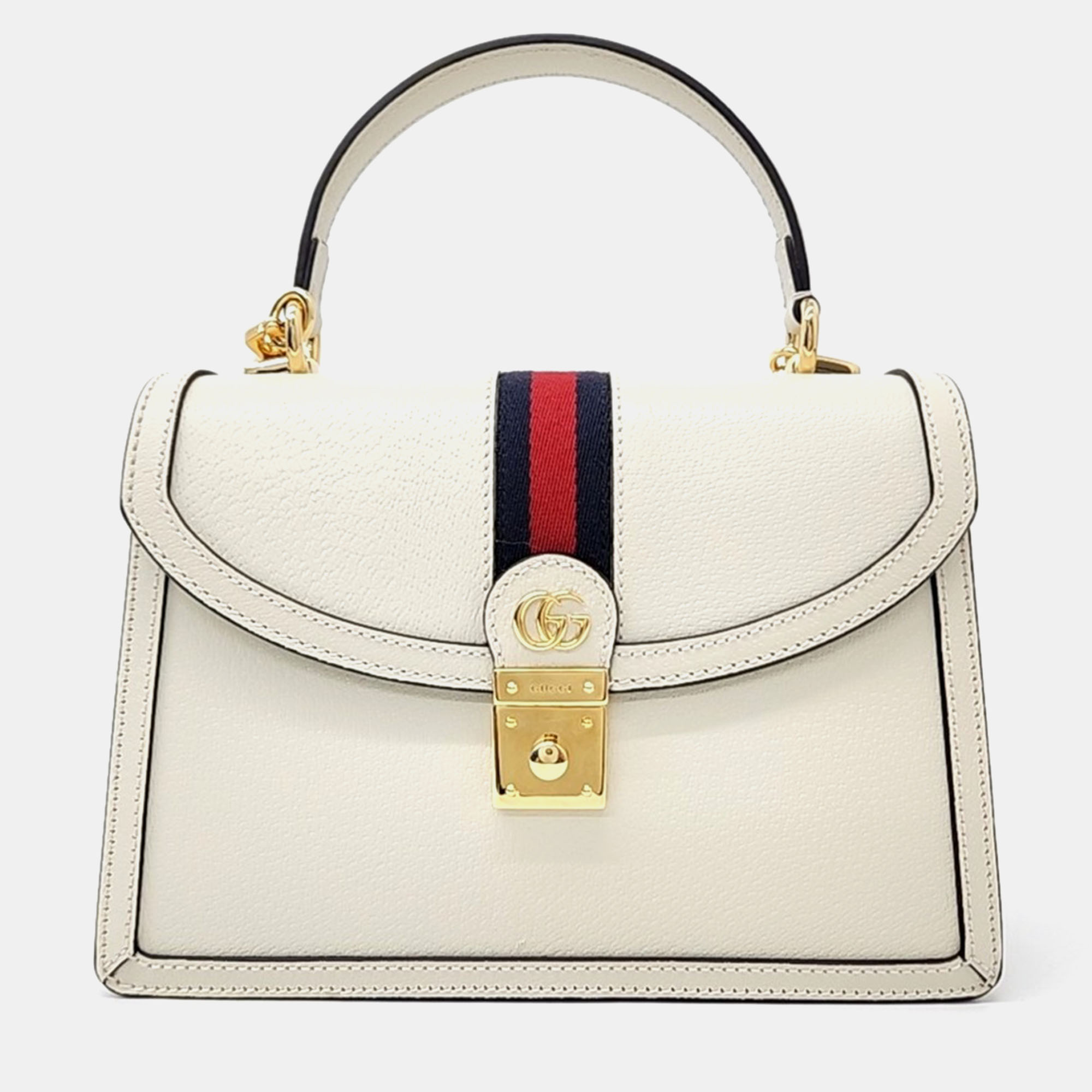 

Gucci Ophidia Top Handle Bag, White