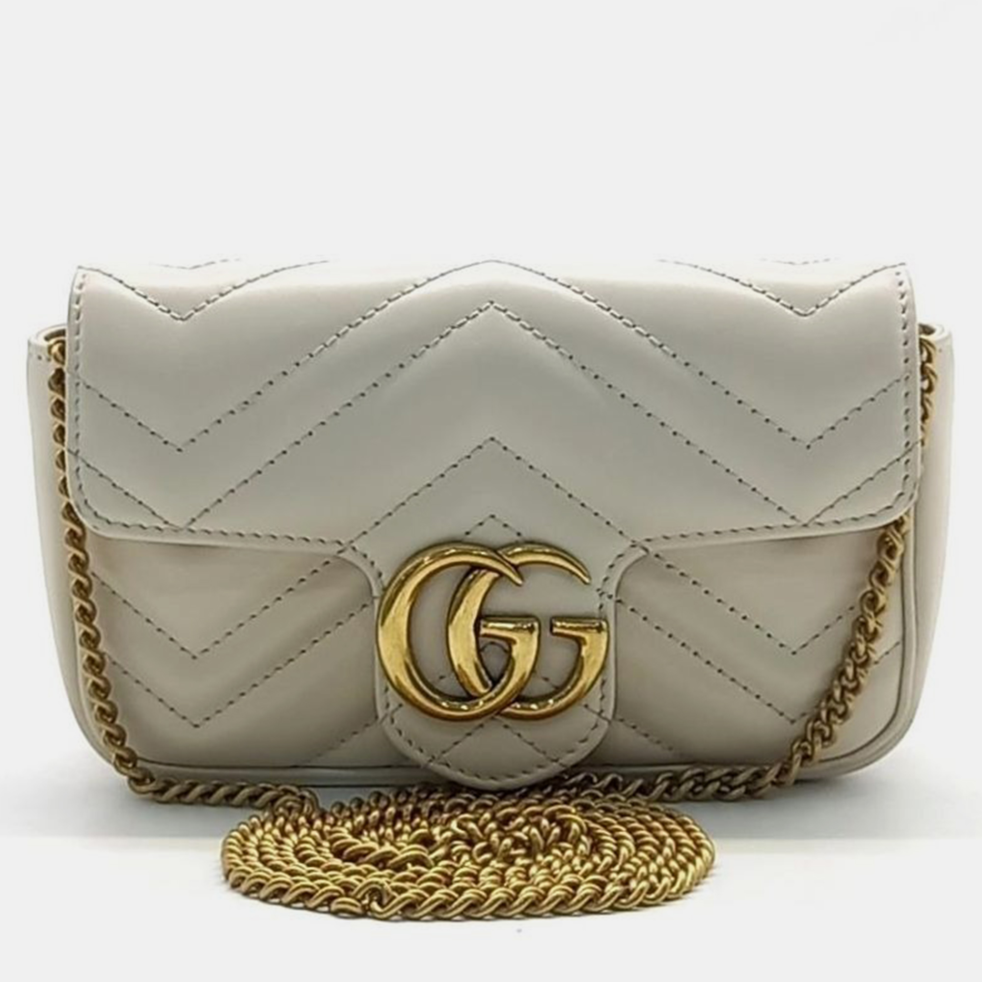 

Gucci Matrace Super Mini Crossbody Bag, Cream