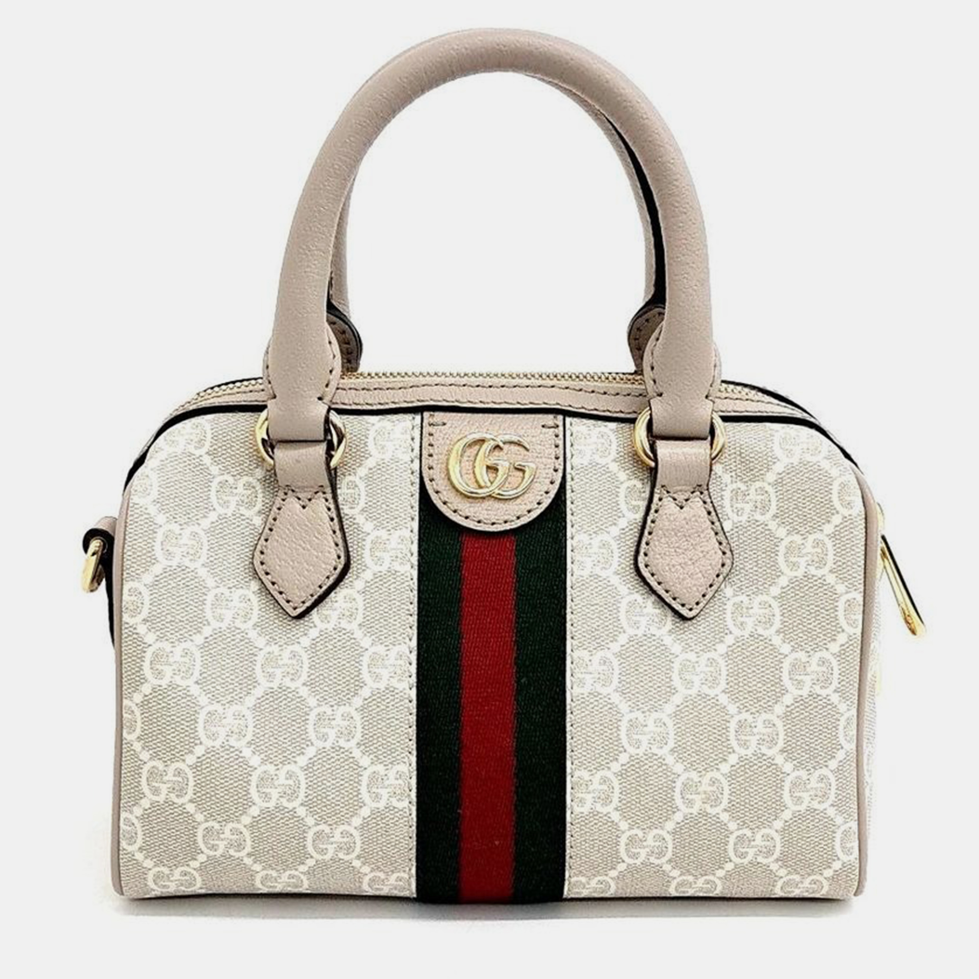 

Gucci Ophidia GG Mini Top Handle Bag, Beige