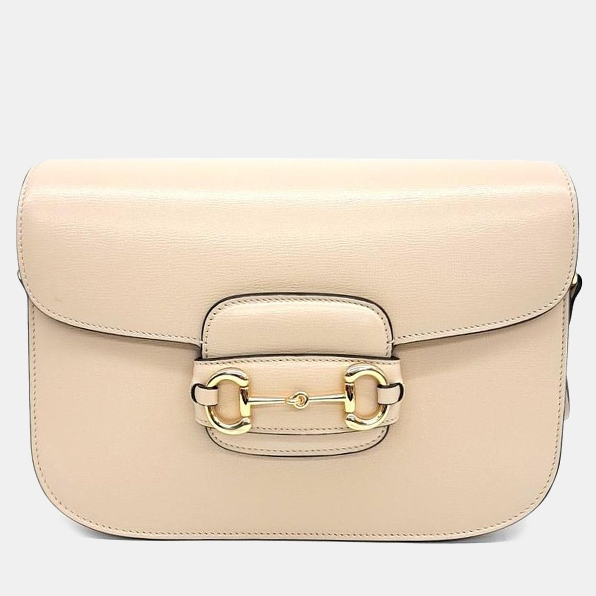 

Gucci 1955 Horsebit Shoulder Bag, Beige