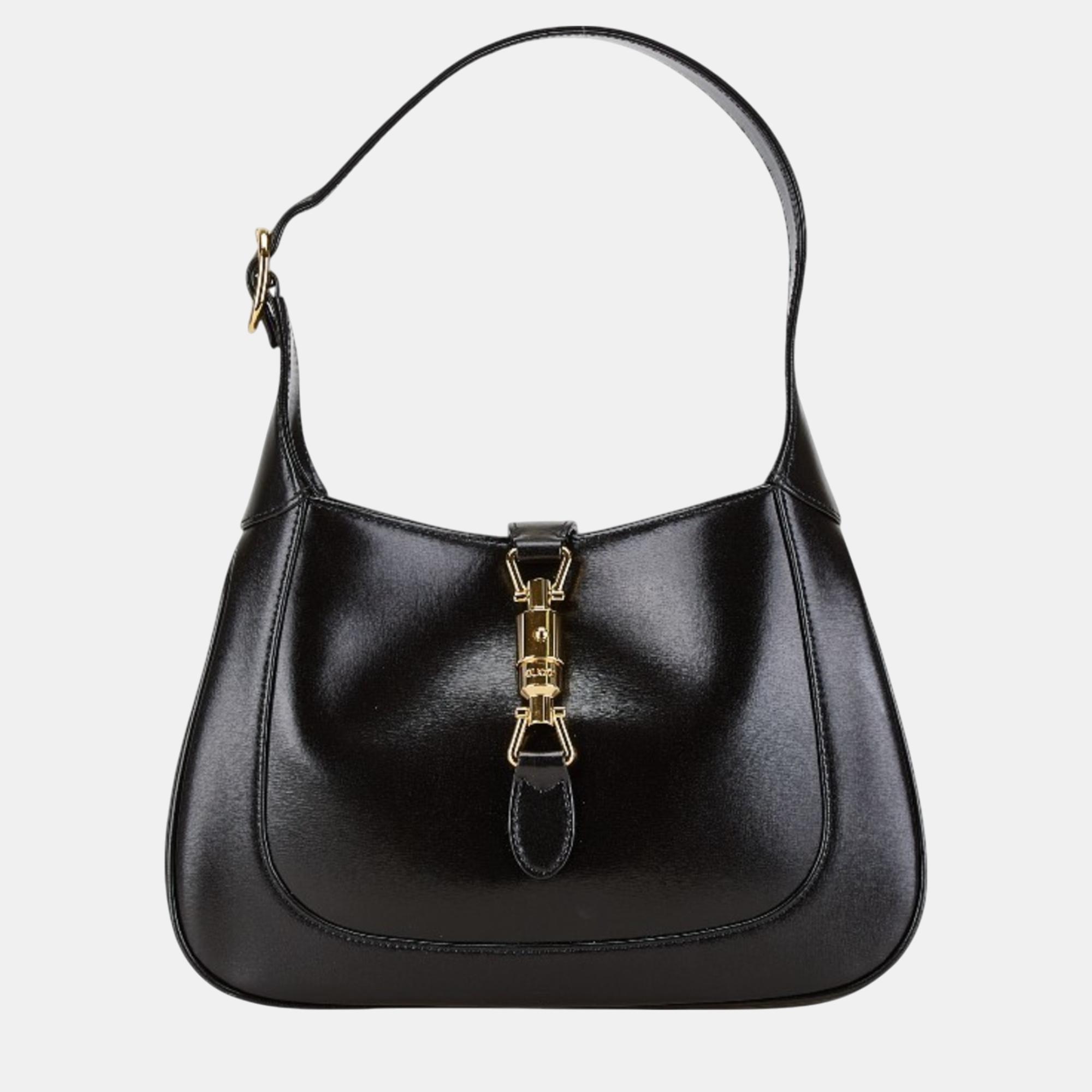 

Gucci Black Leather Shoulder Bag