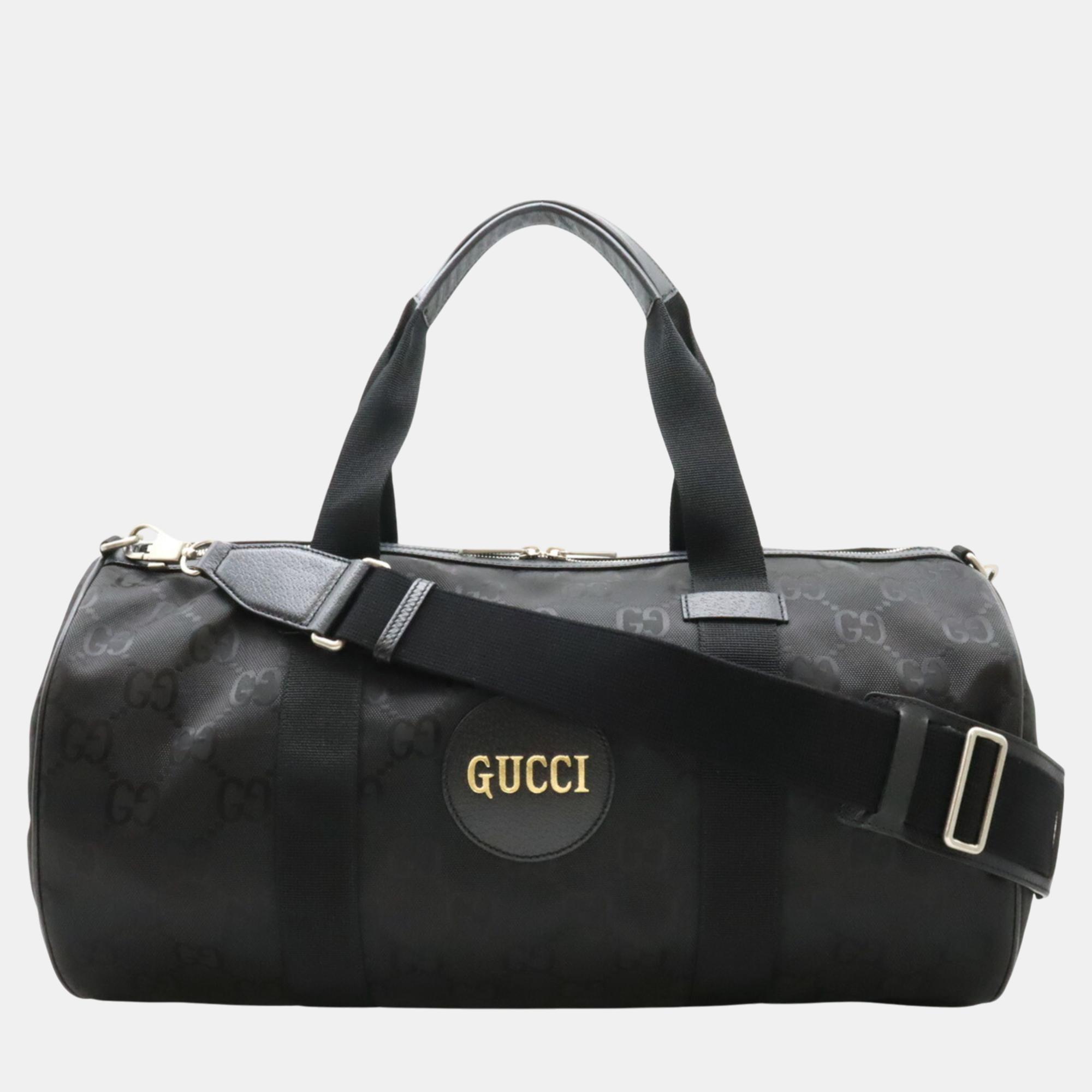 

Gucci Black Nylon Canvas Off The Grid Boston Duffle Bag