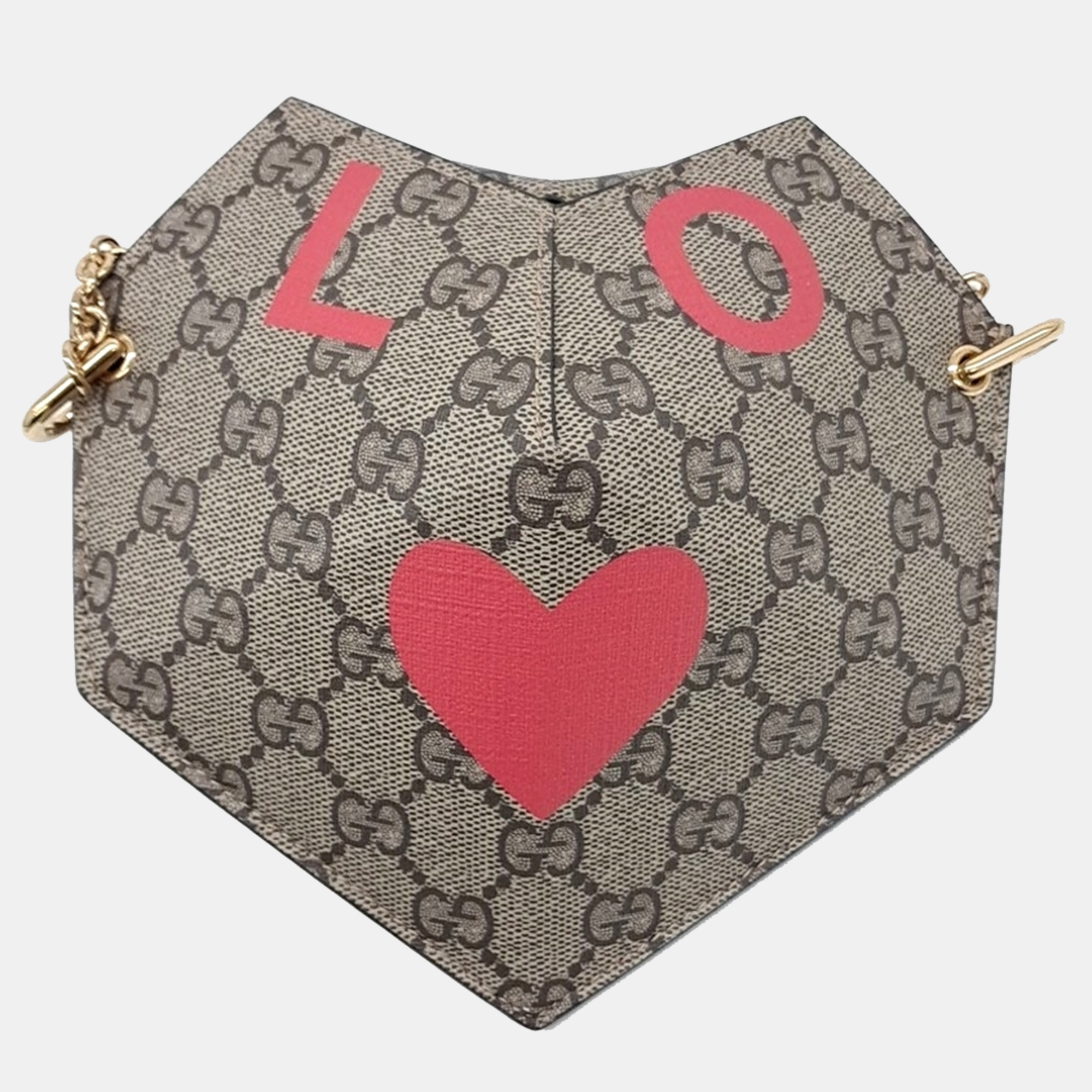 

Gucci Valentine's Day Small Heart Bag, Beige