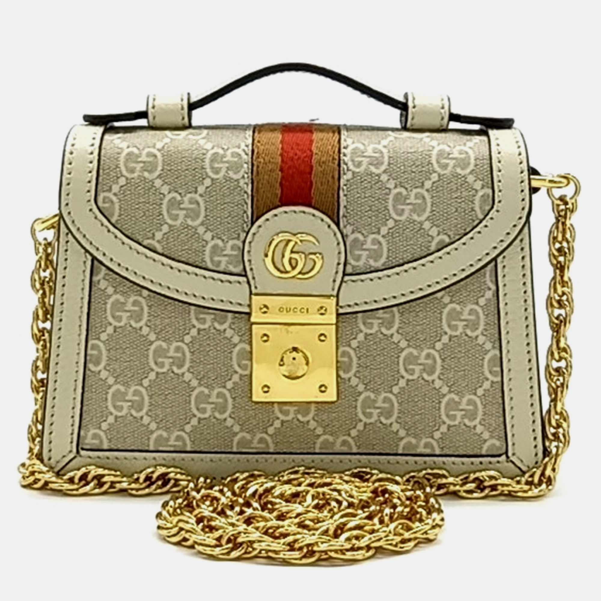 

Gucci Ophidia GG mini shoulder bag, Beige