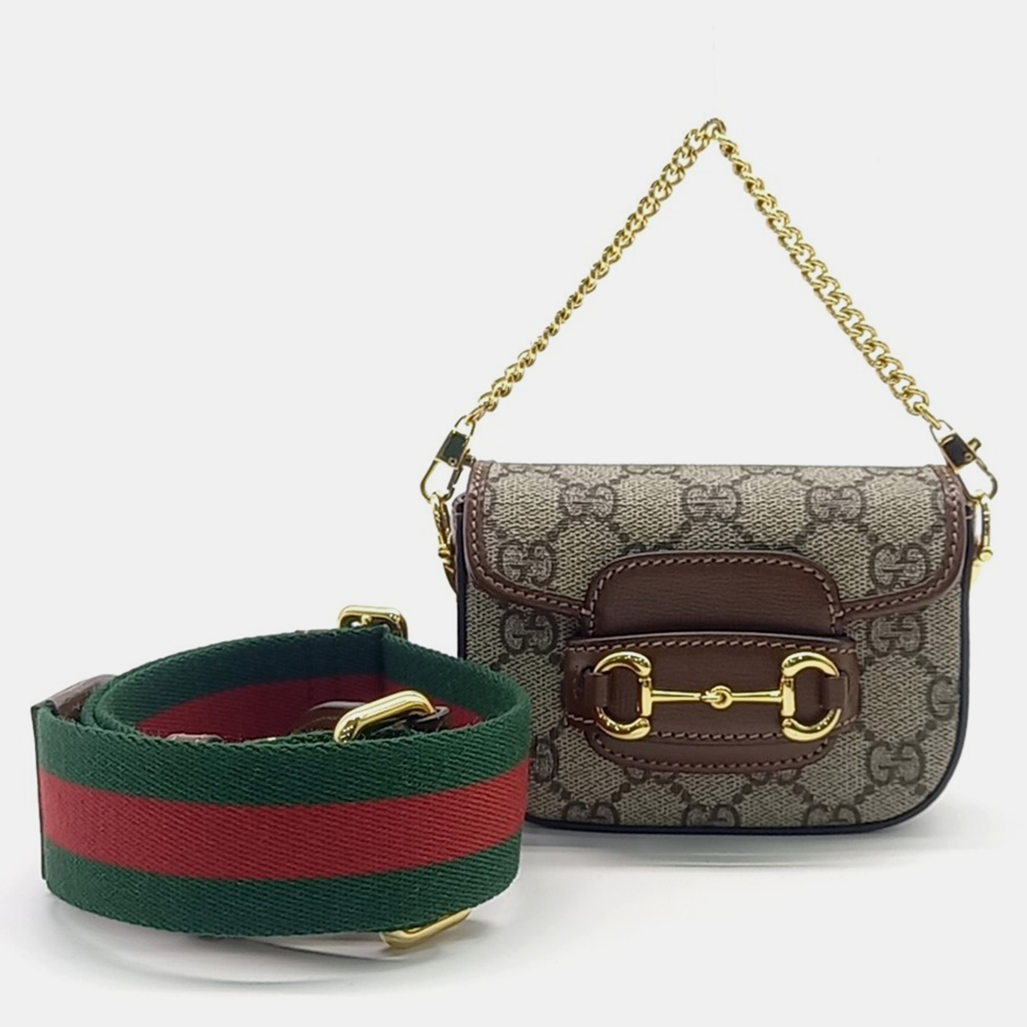 

Gucci 1955 Horsebit Mini Crossbody Bag, Beige